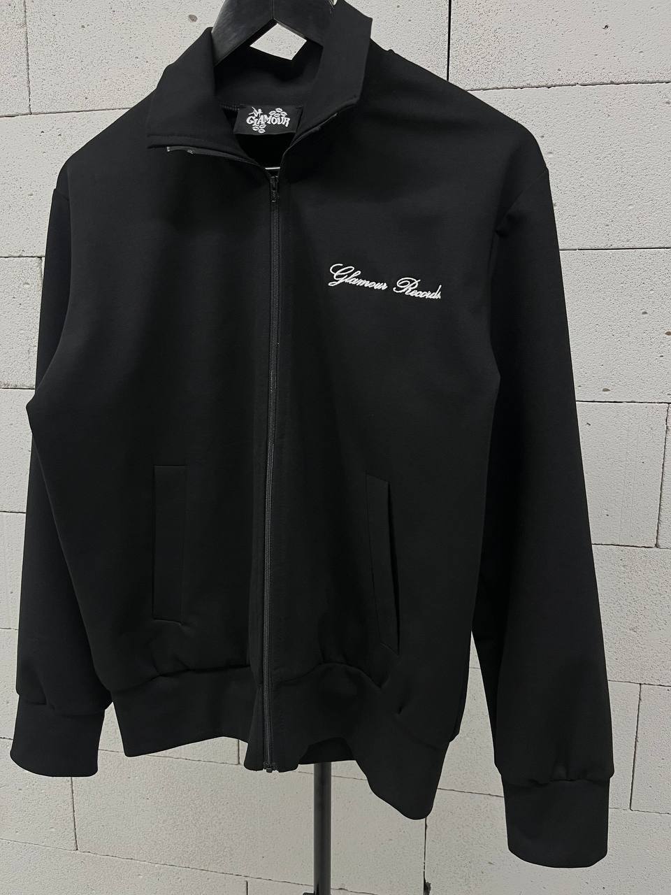 «GLAMOUR RECORDS.» ZIP-UP TRACK JACKET