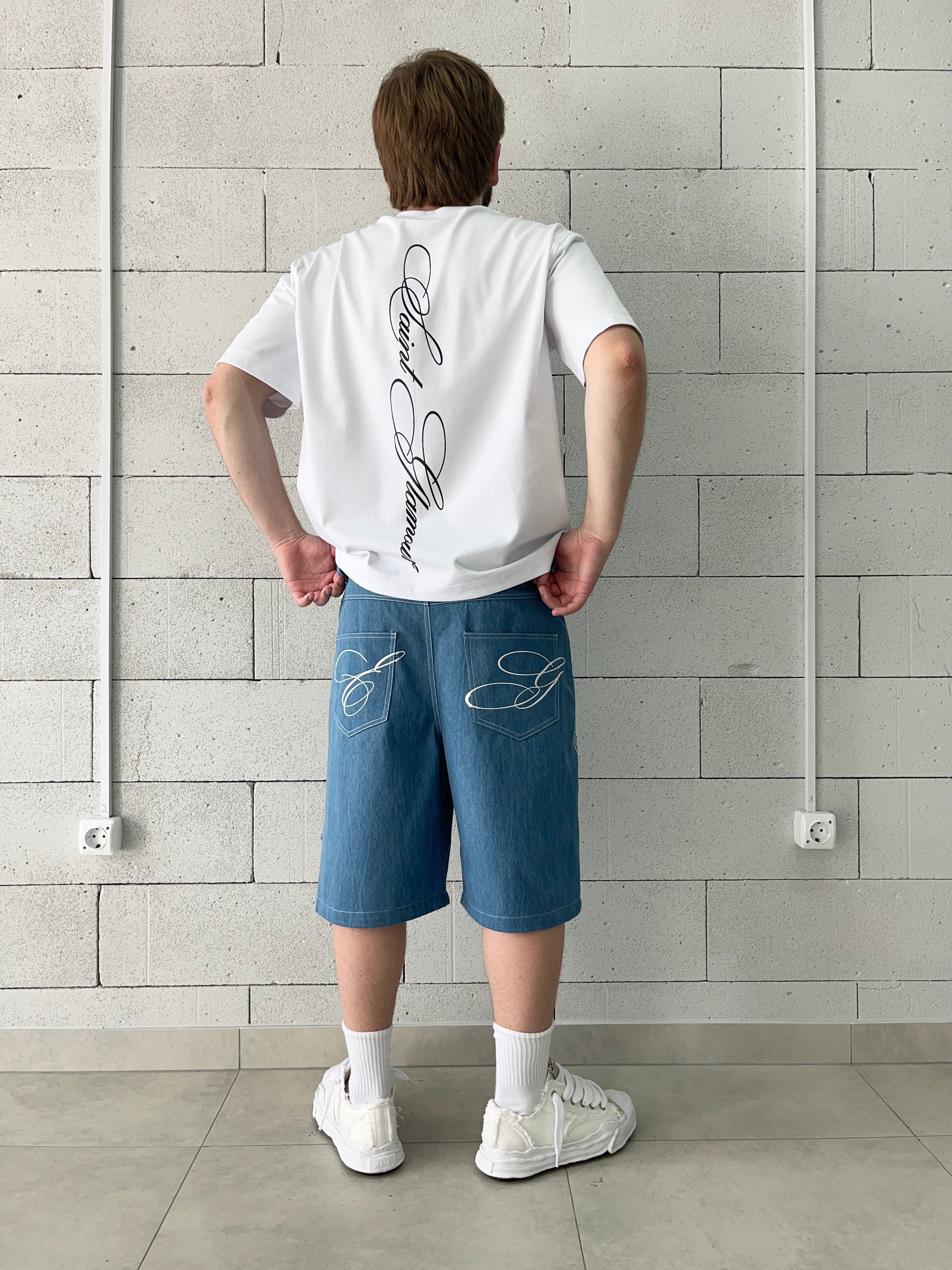 «EVIL GLAMOUR» DENIM SHORTS