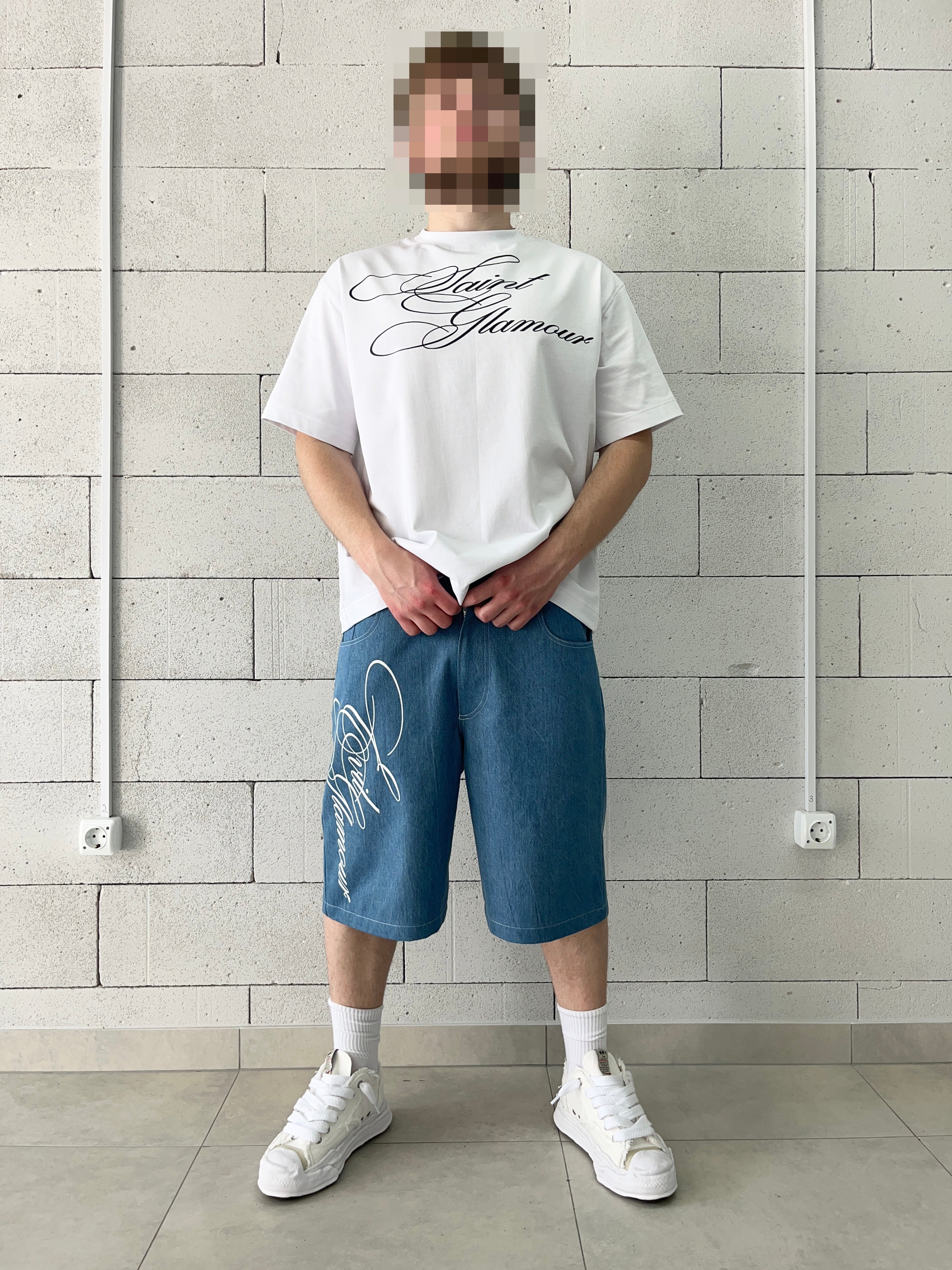 «EVIL GLAMOUR» DENIM SHORTS