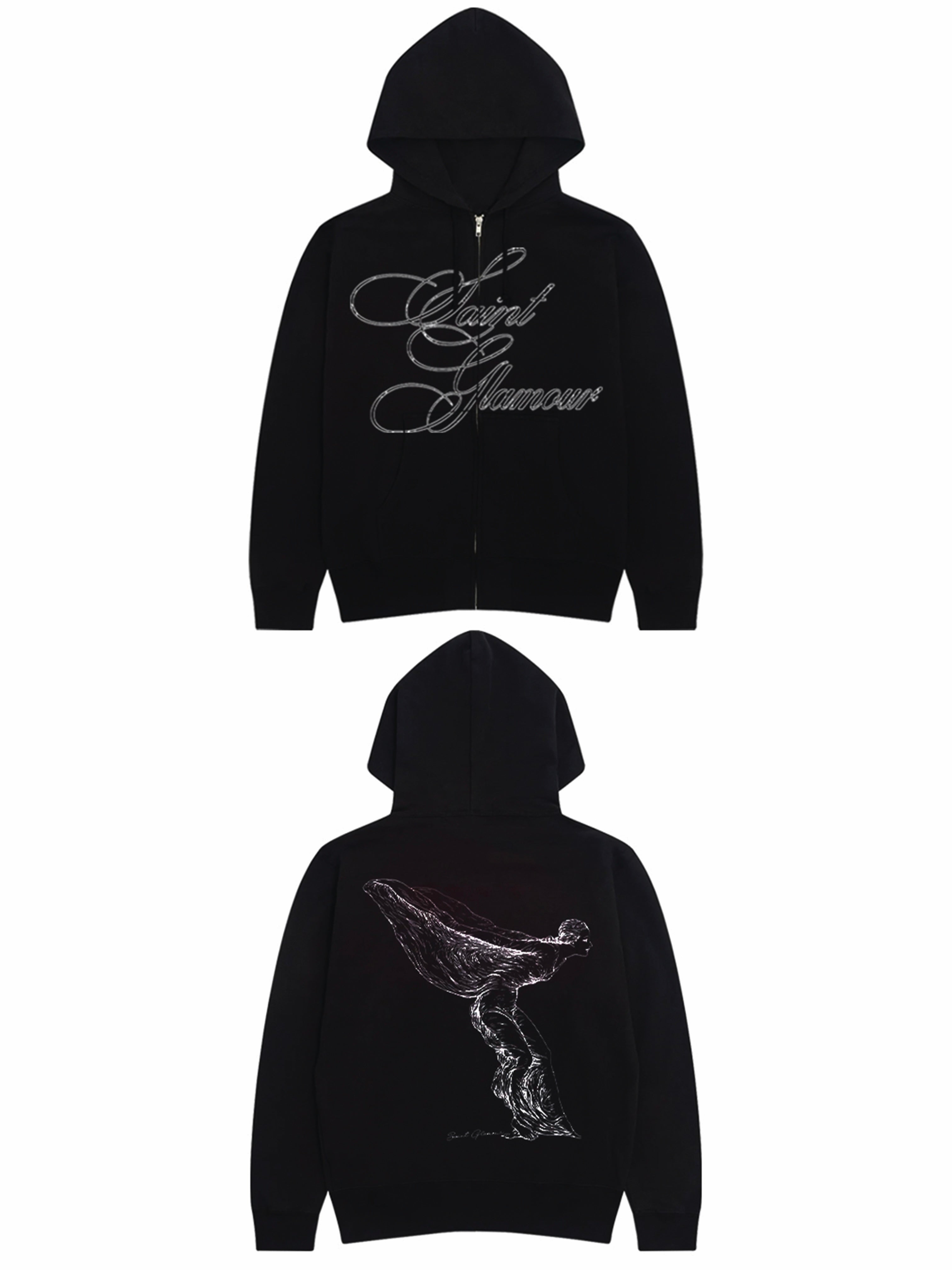 «SPIRIT OF ECSTASY» ZIP-UP HOODIE