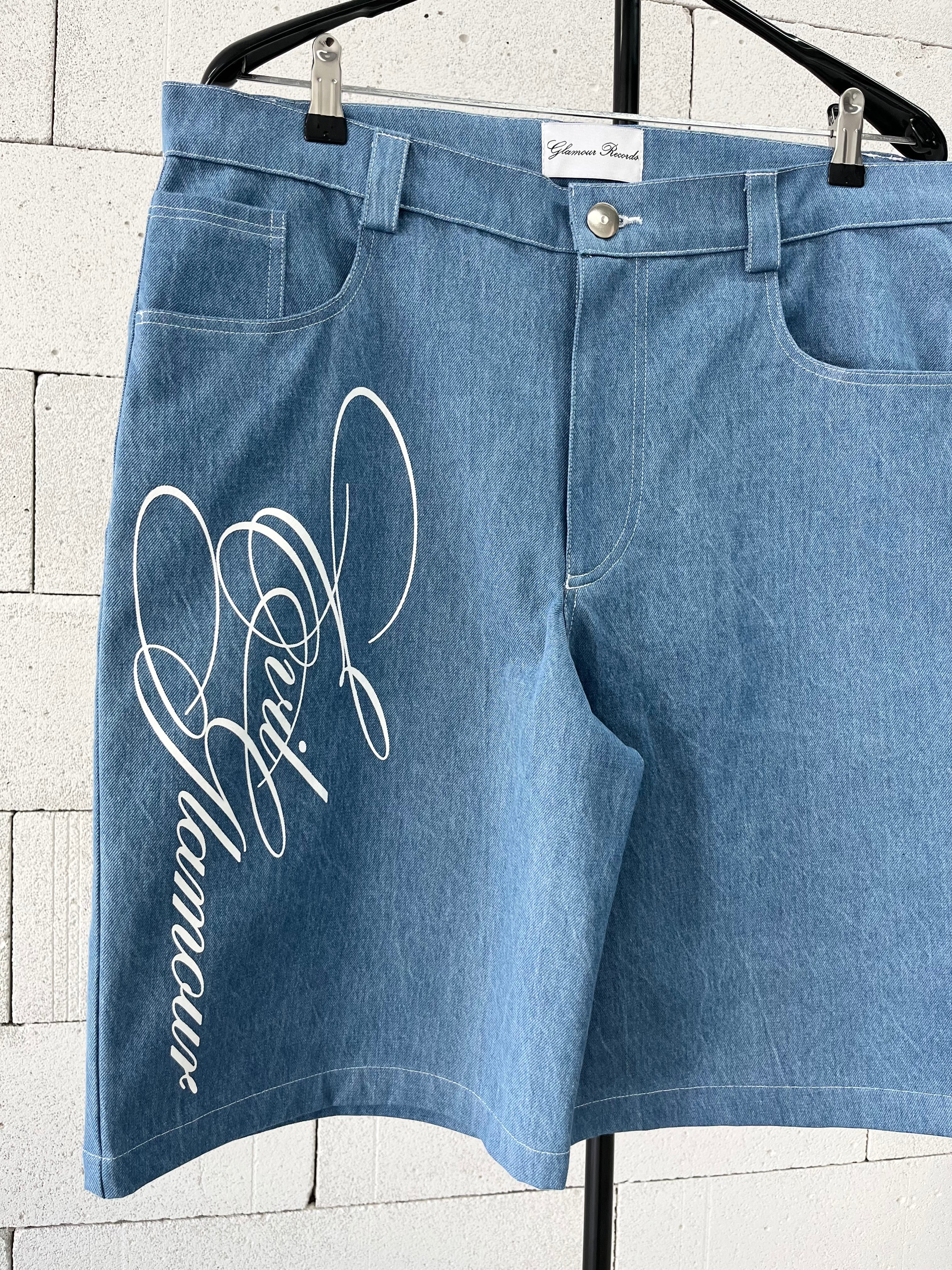 «EVIL GLAMOUR» DENIM SHORTS