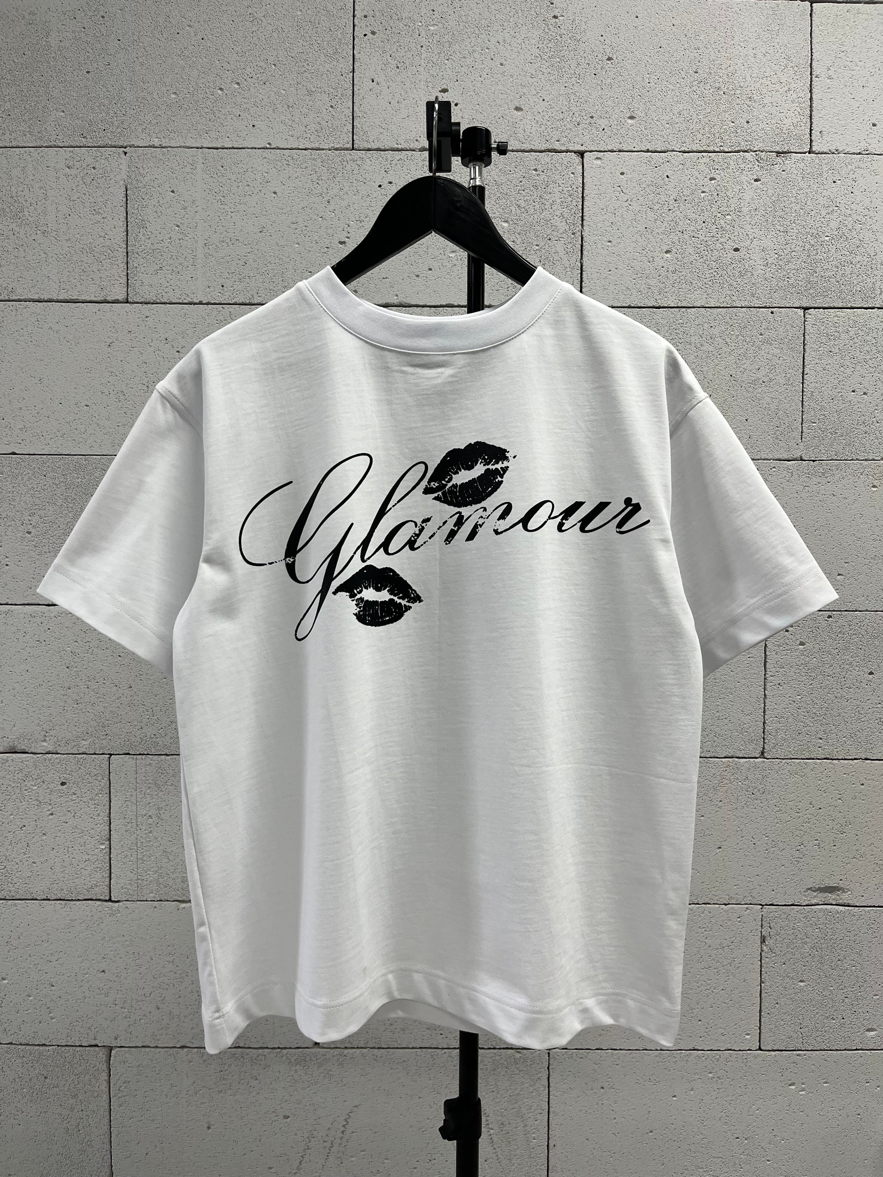 «GLAMOUR» WHITE T-SHIRT