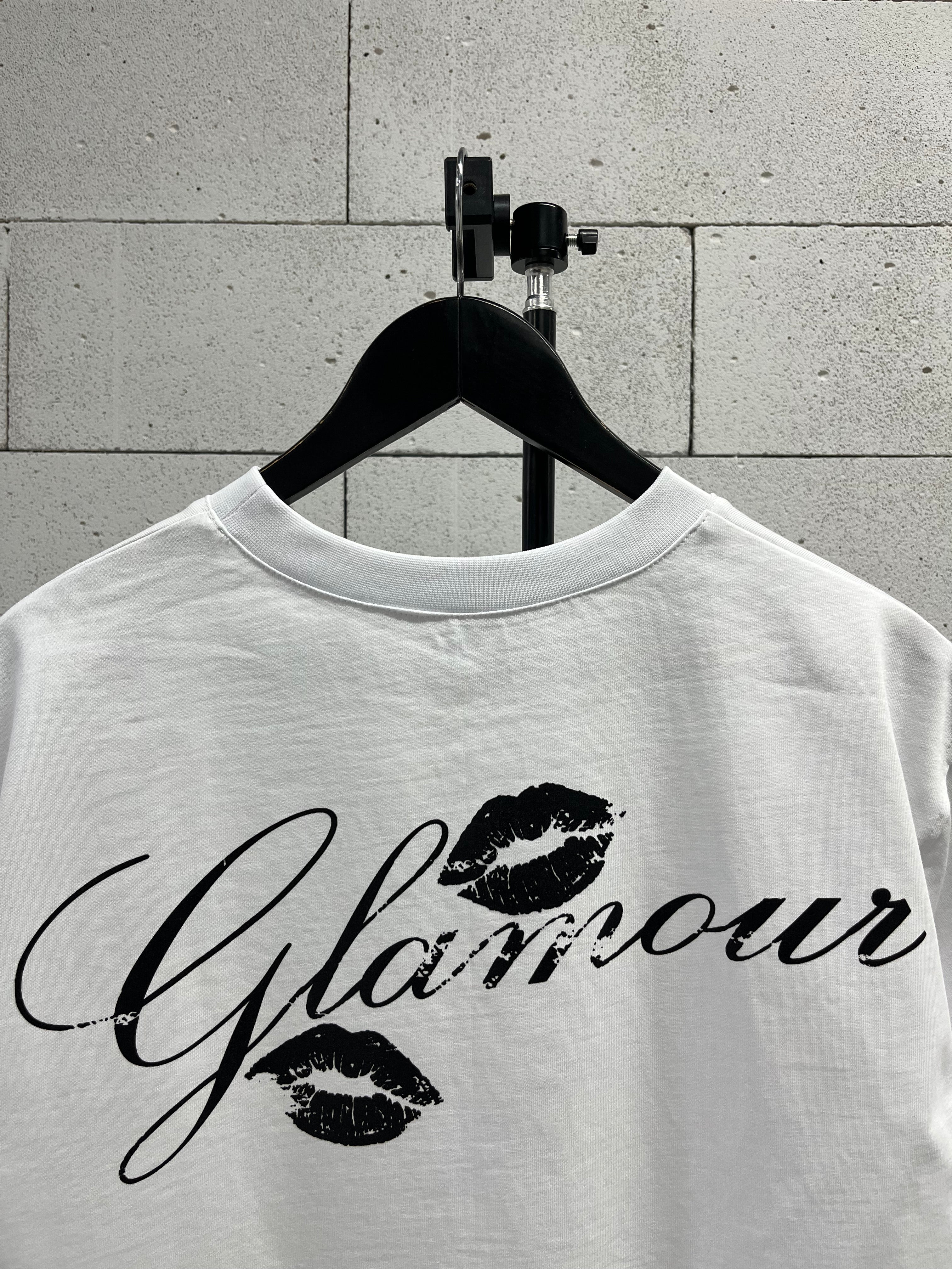 «GLAMOUR» WHITE T-SHIRT