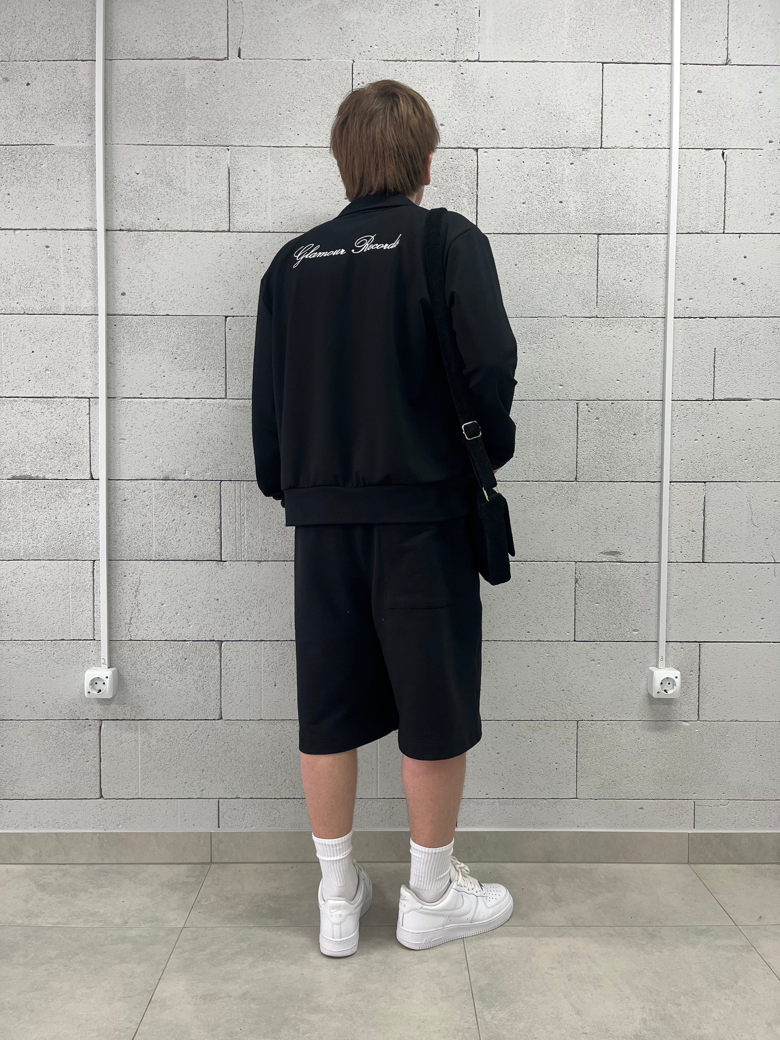 «GLAMOUR RECORDS.» ZIP-UP TRACK JACKET