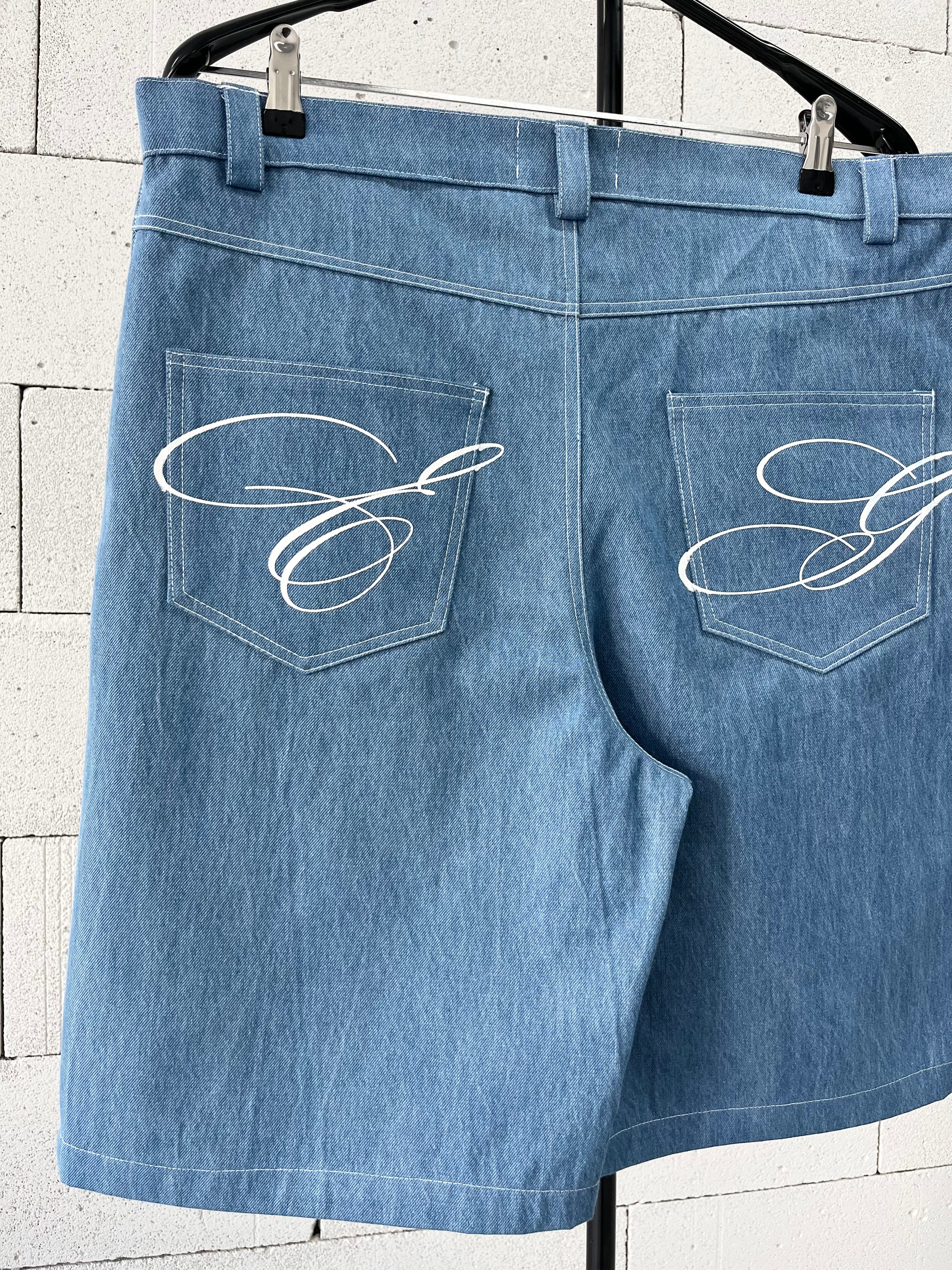 «EVIL GLAMOUR» DENIM SHORTS