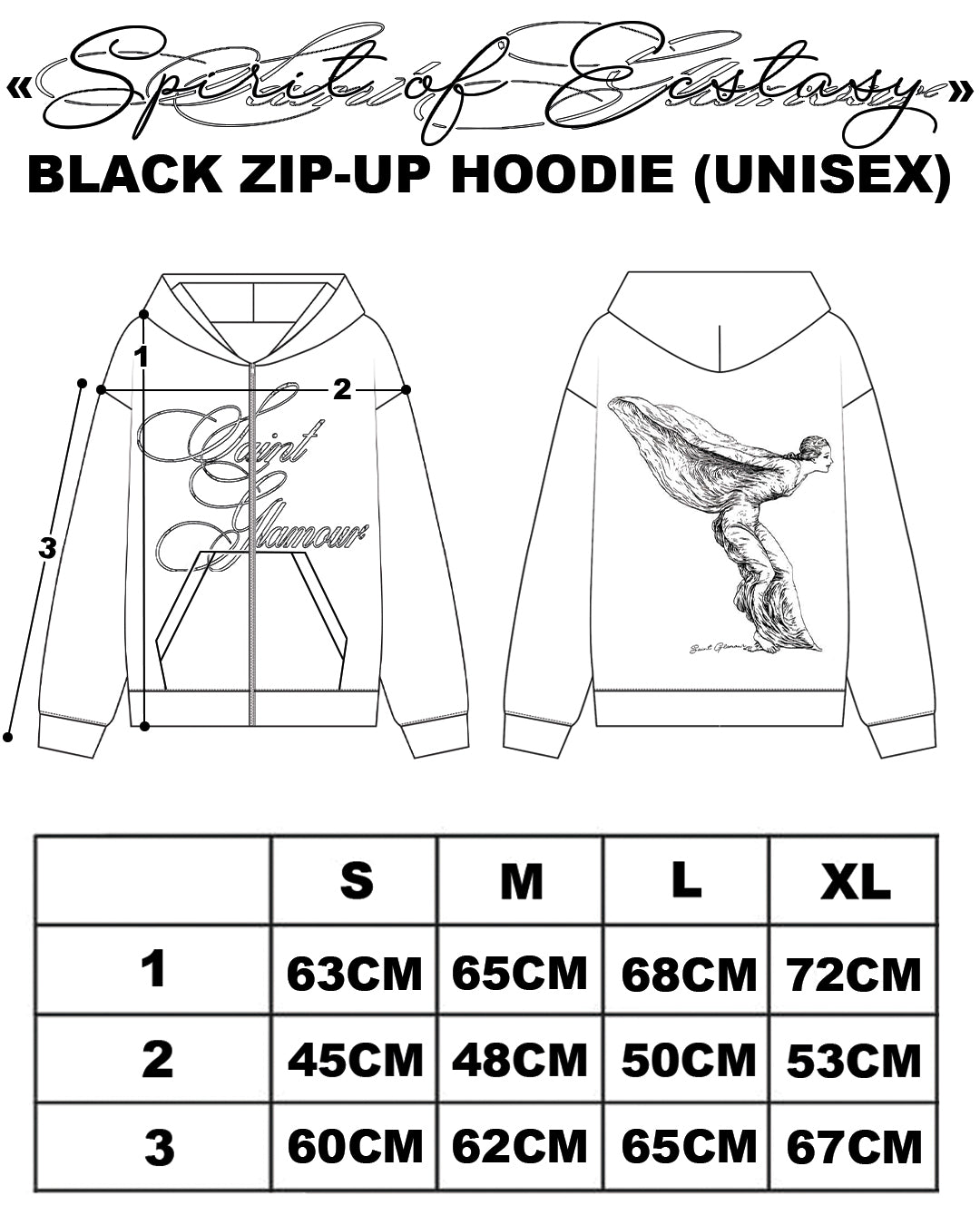 «SPIRIT OF ECSTASY» ZIP-UP HOODIE