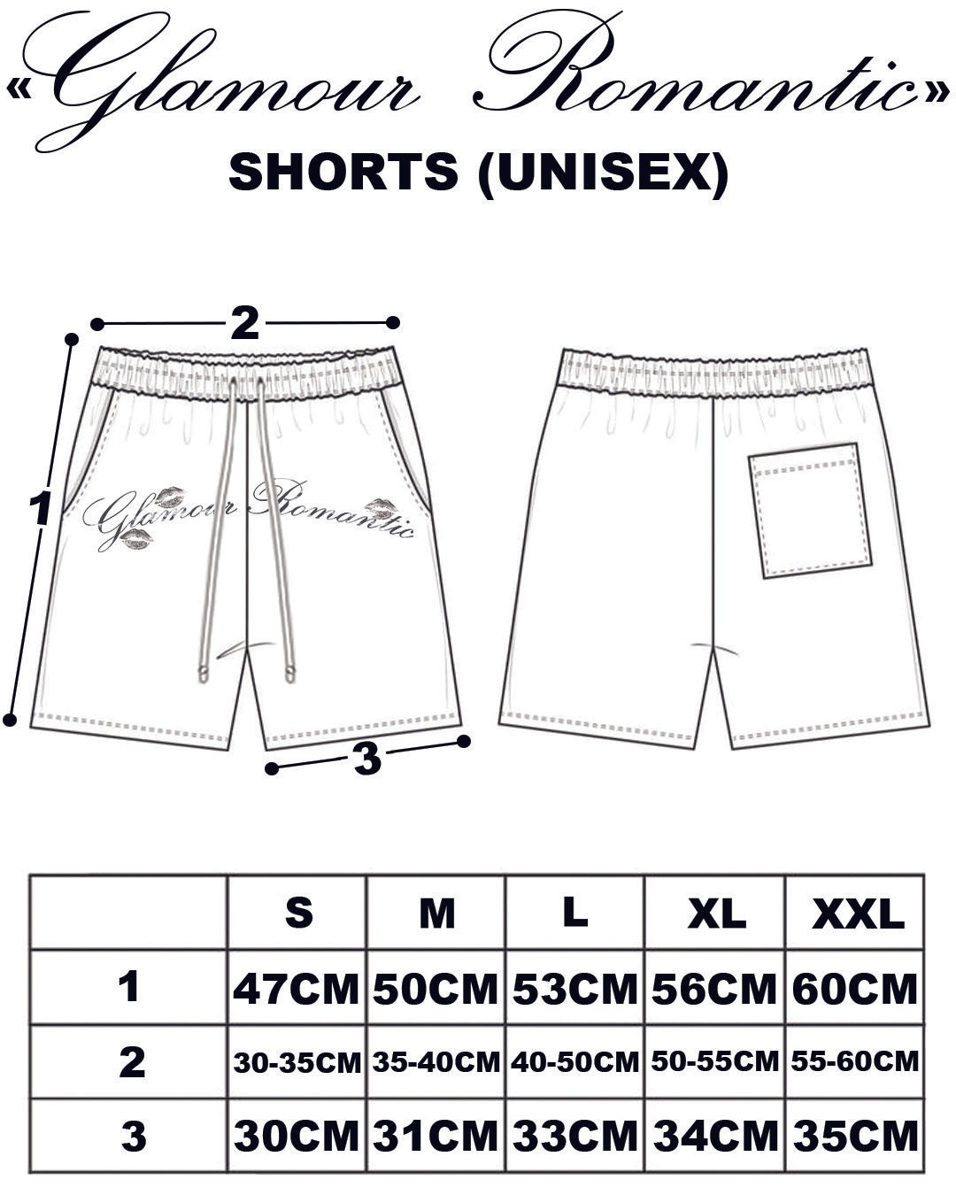 «GLAMOUR ROMANTIC» SHORTS