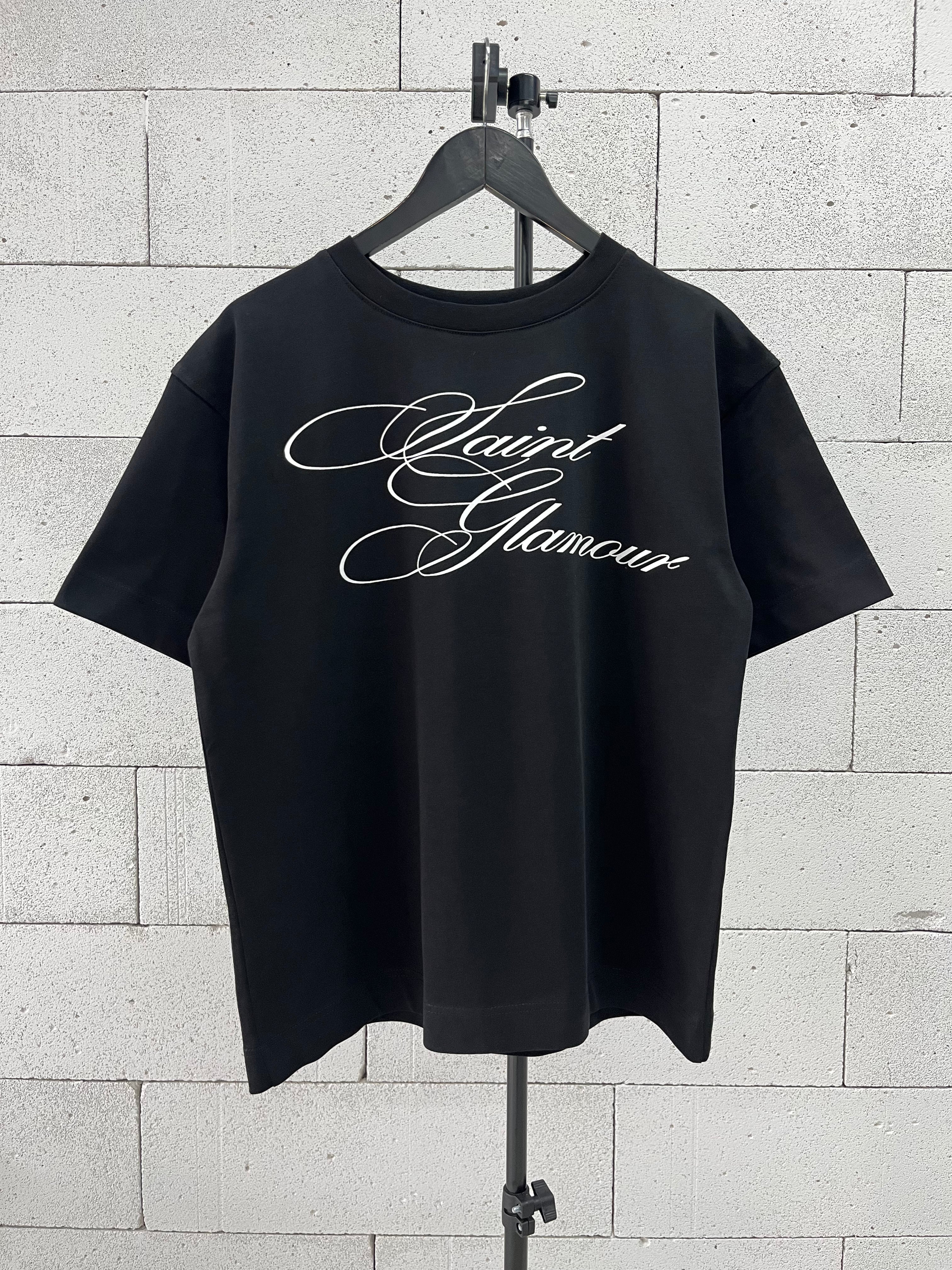 «SAINT GLAMOUR» BLACK T-SHIRT