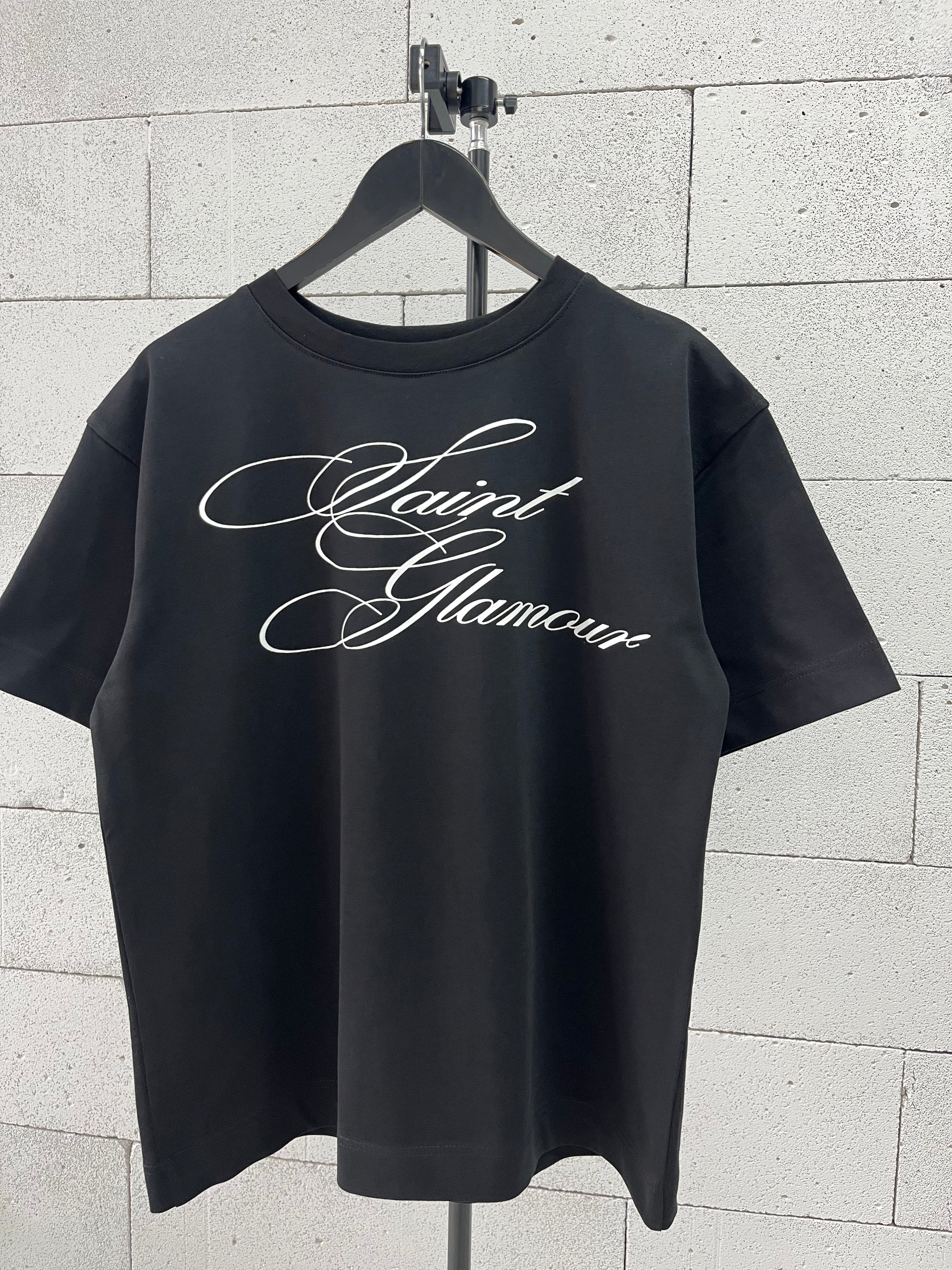 «SAINT GLAMOUR» BLACK T-SHIRT