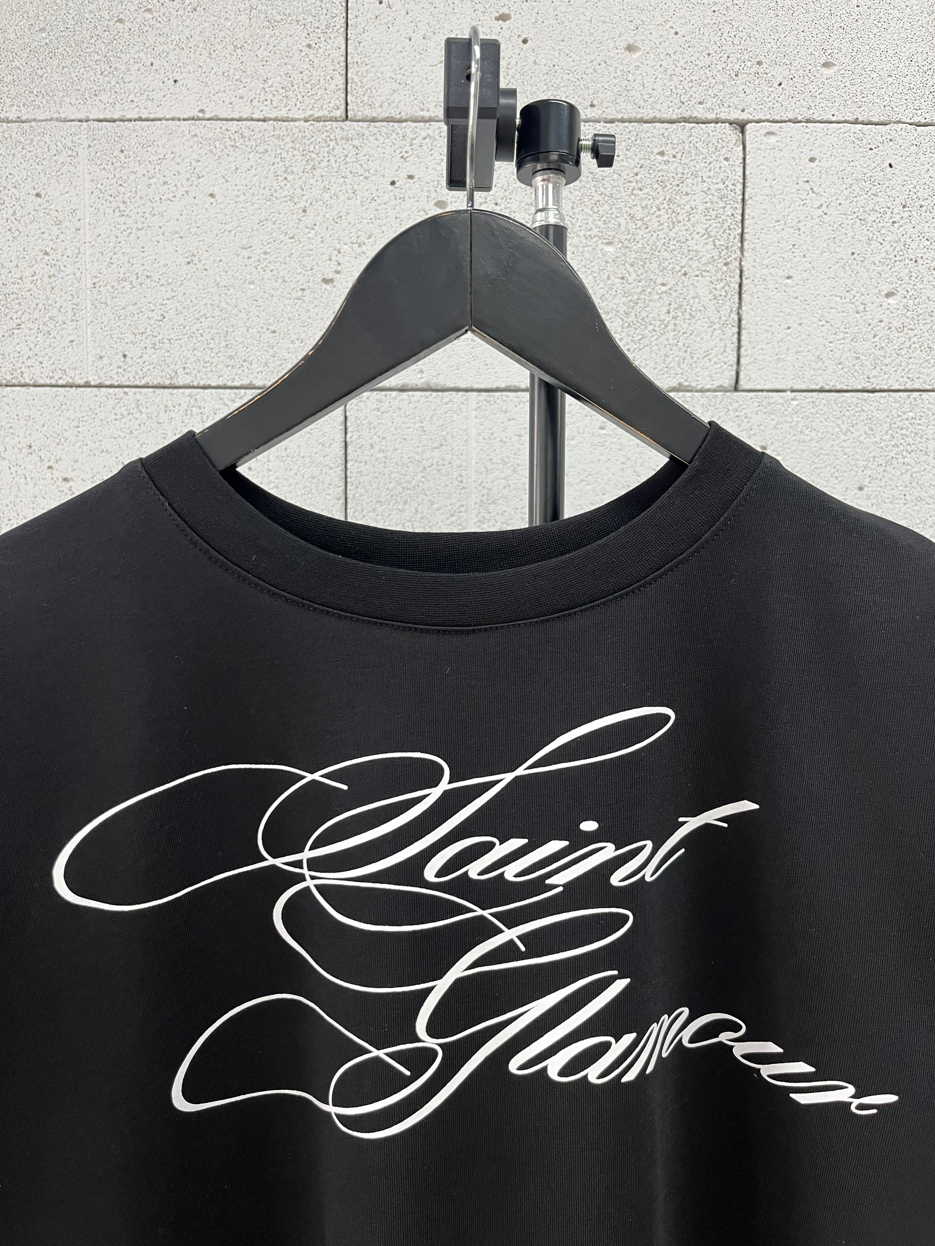 «SAINT GLAMOUR» BLACK T-SHIRT