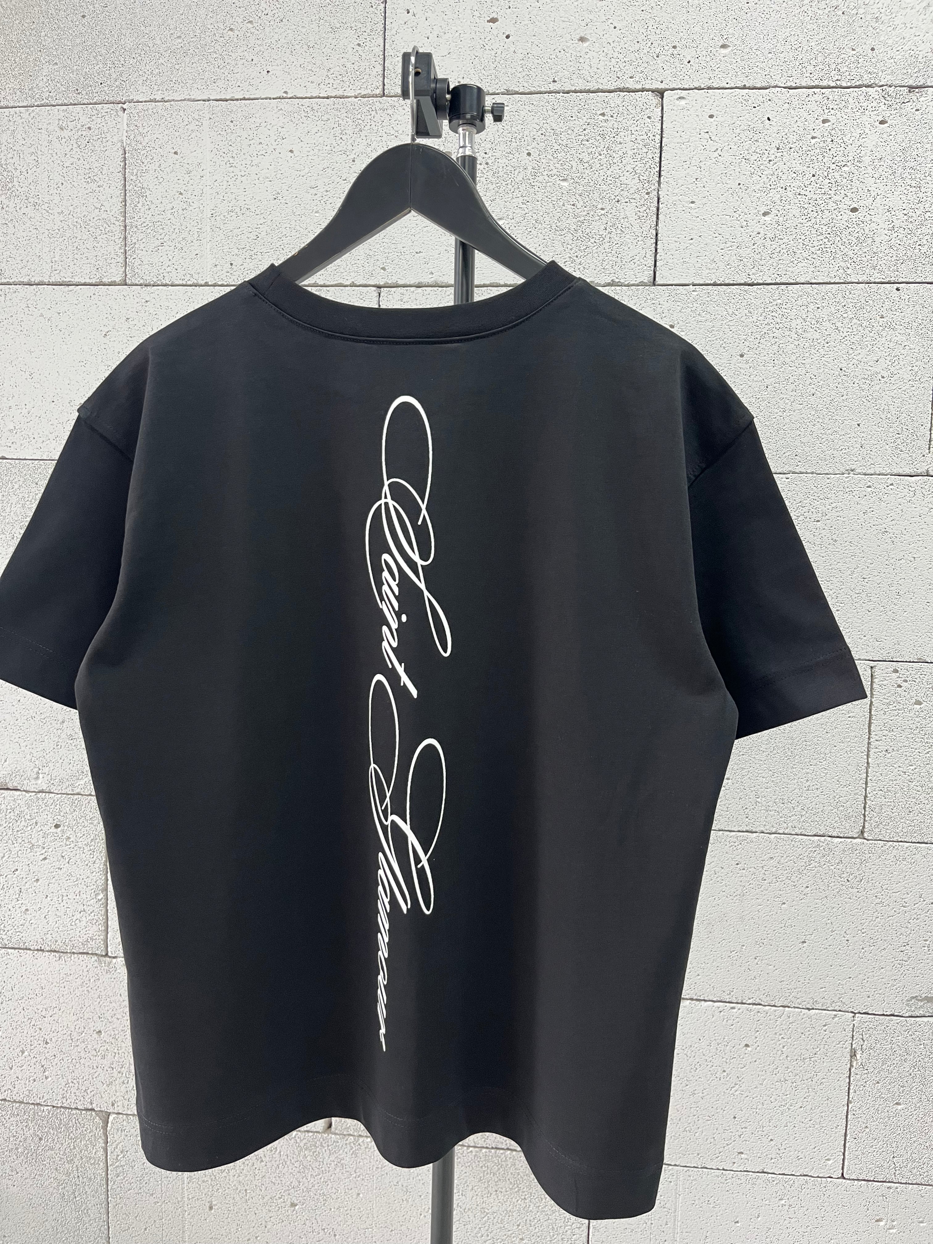 «SAINT GLAMOUR» BLACK T-SHIRT
