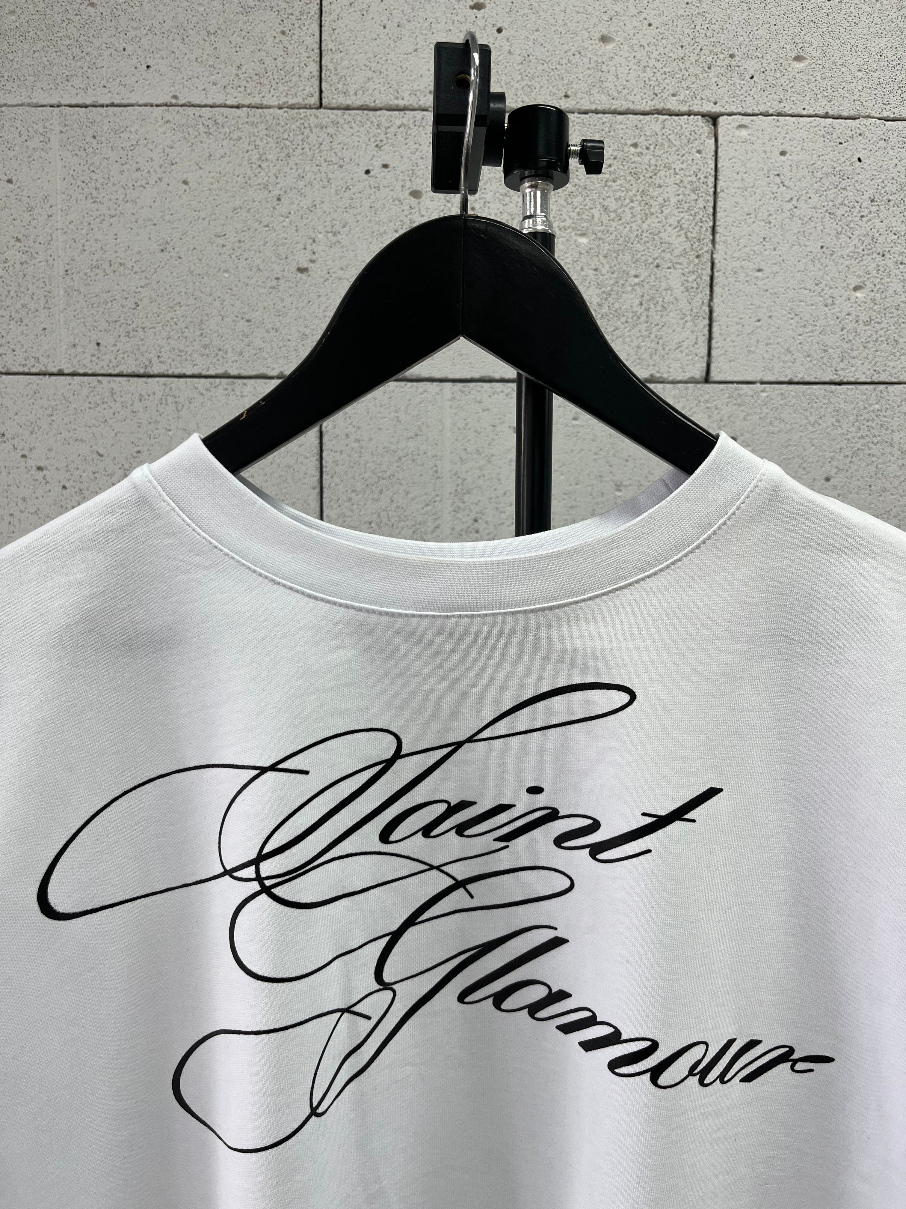 «SAINT GLAMOUR» WHITE T-SHIRT