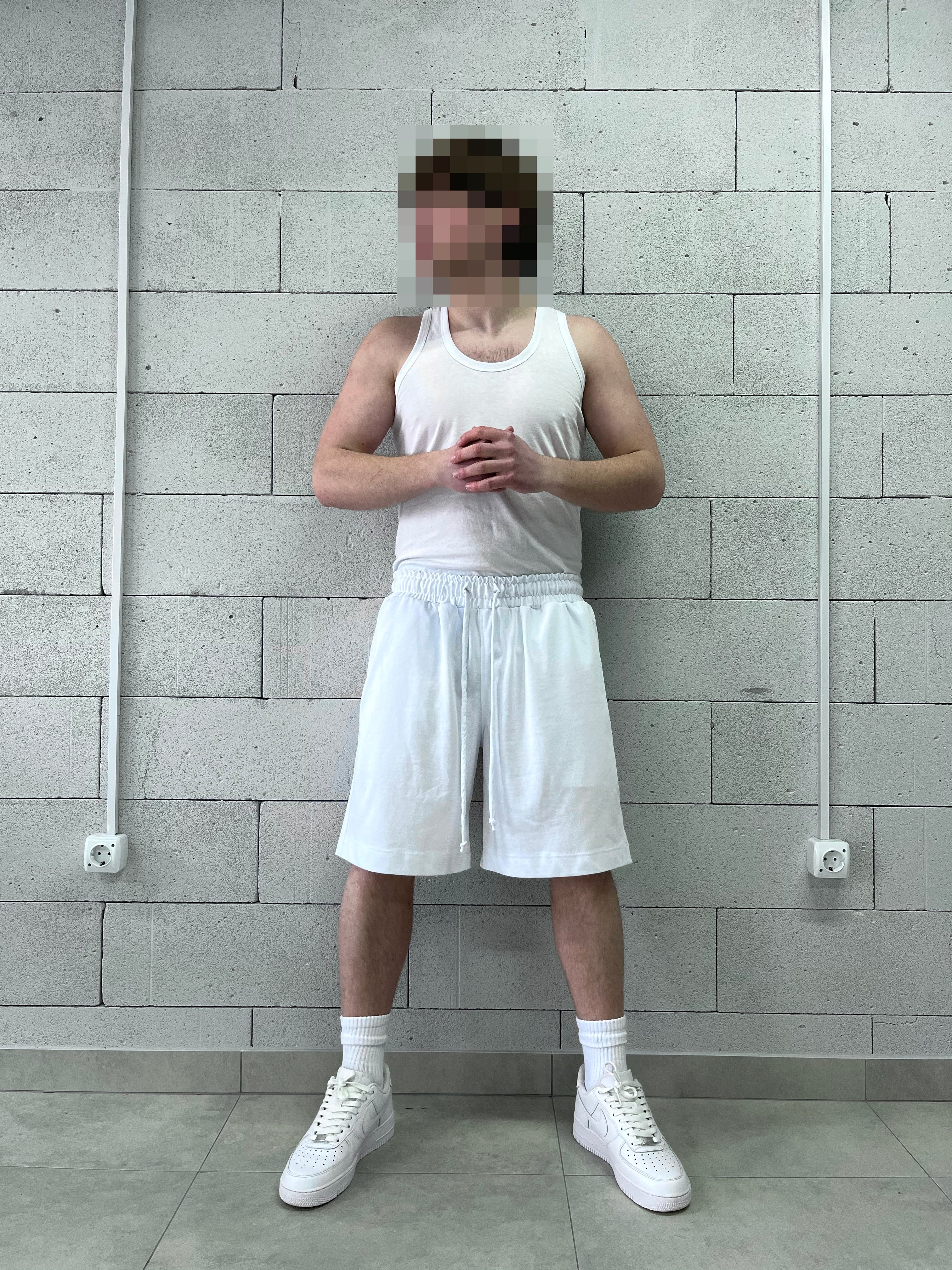 «VIRGINIA» WHITE SHORTS