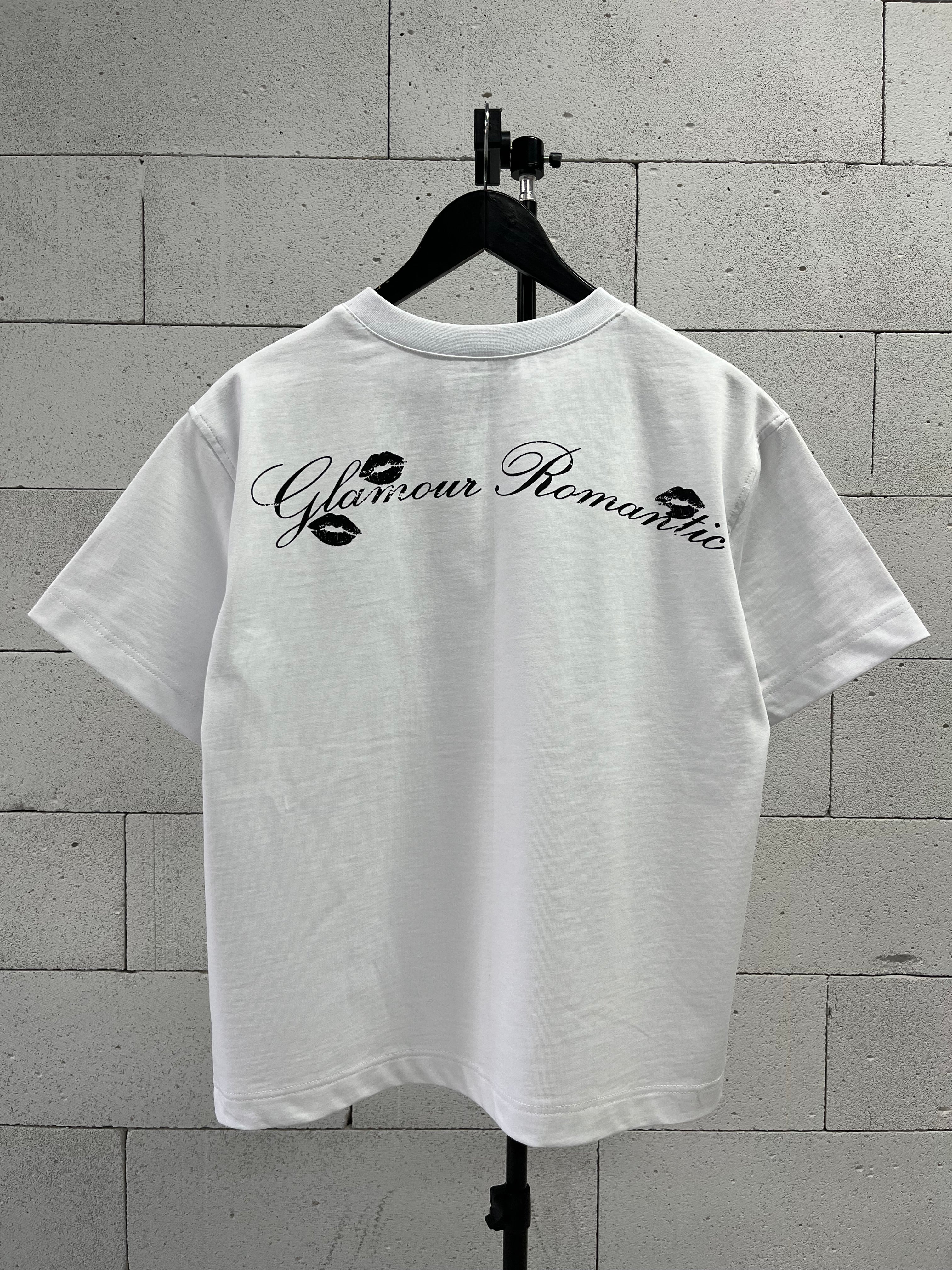 «GLAMOUR ROMANTIC» WHITE T-SHIRT