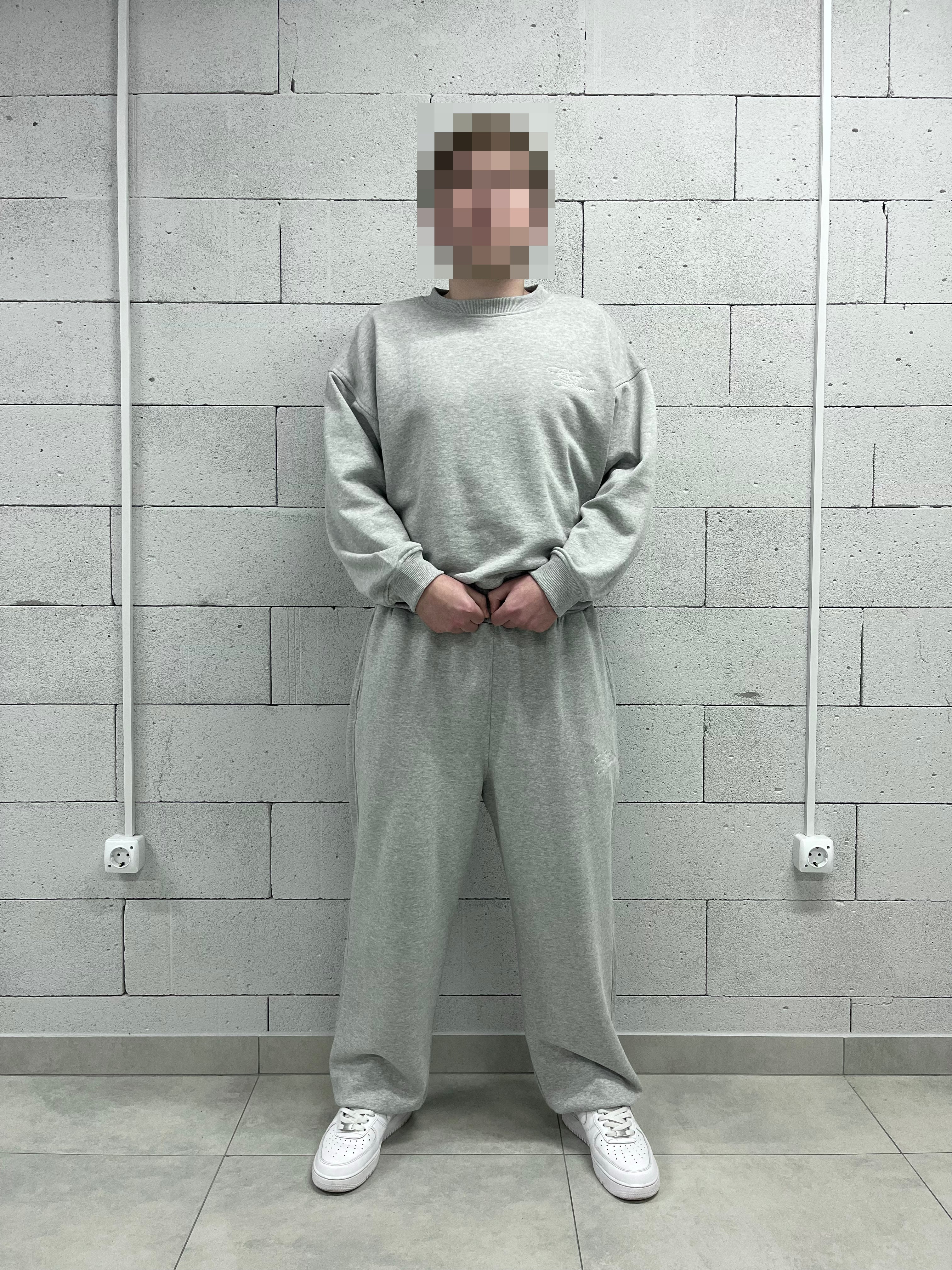 «SAINT GLAMOUR» MELAGE SWEATPANTS