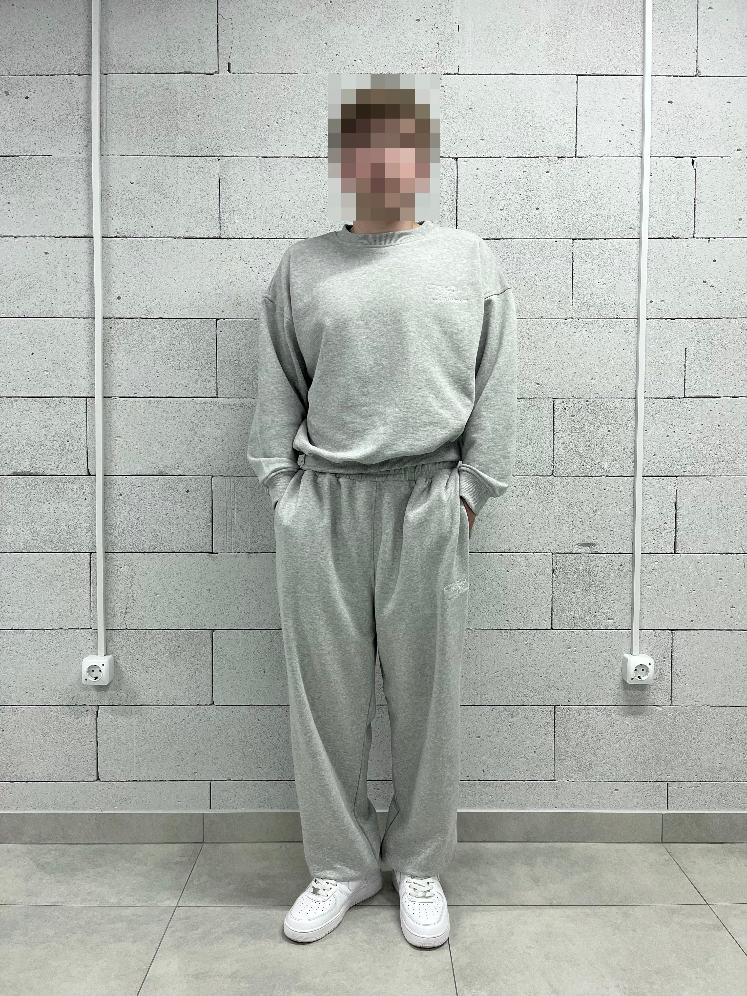 «SAINT GLAMOUR» MELAGE SWEATPANTS