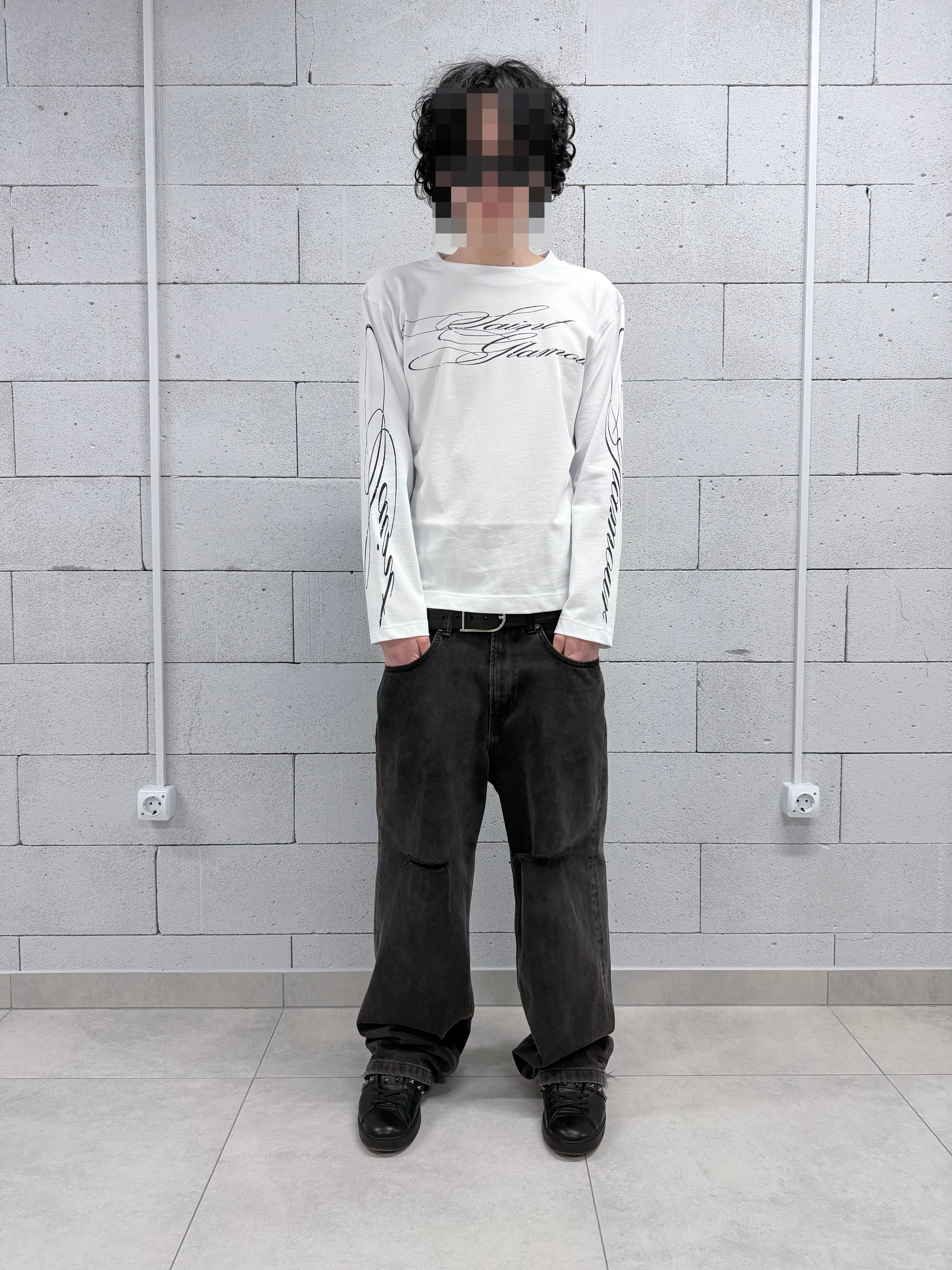 «DAGGER» WHITE LONGSLEEVE