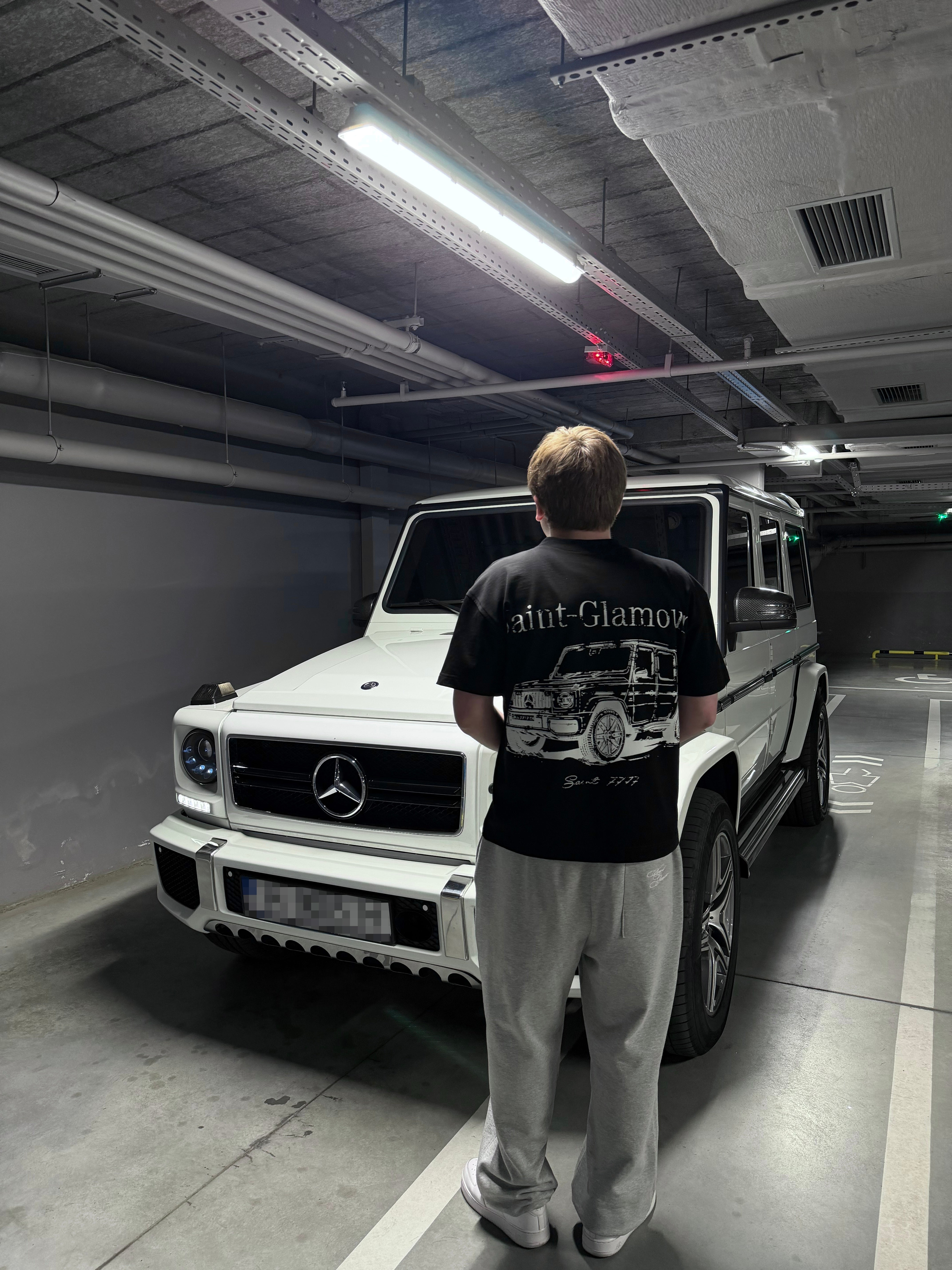 «BENZ TRUCK» BLACK T-SHIRT