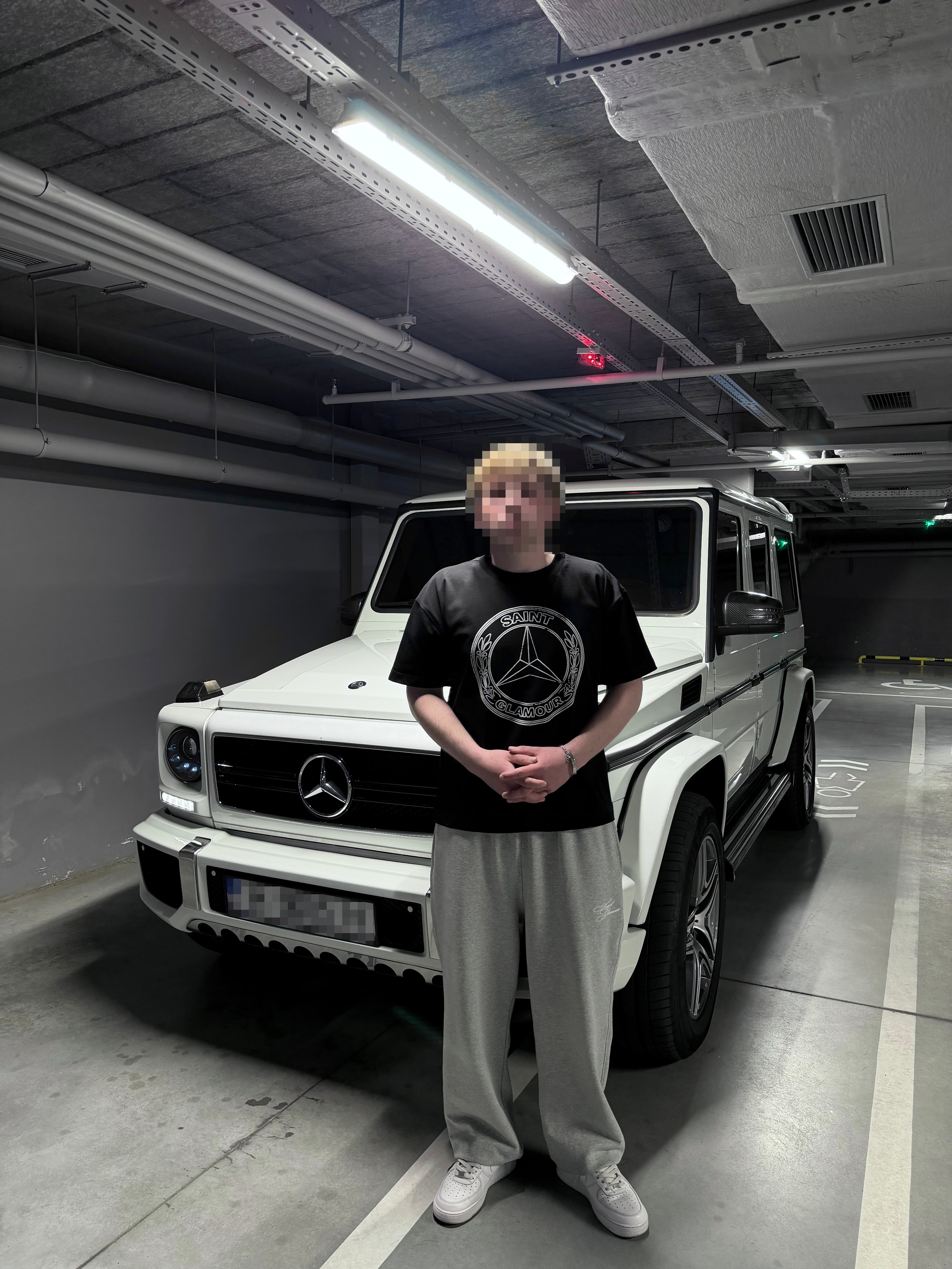 «BENZ TRUCK» BLACK T-SHIRT
