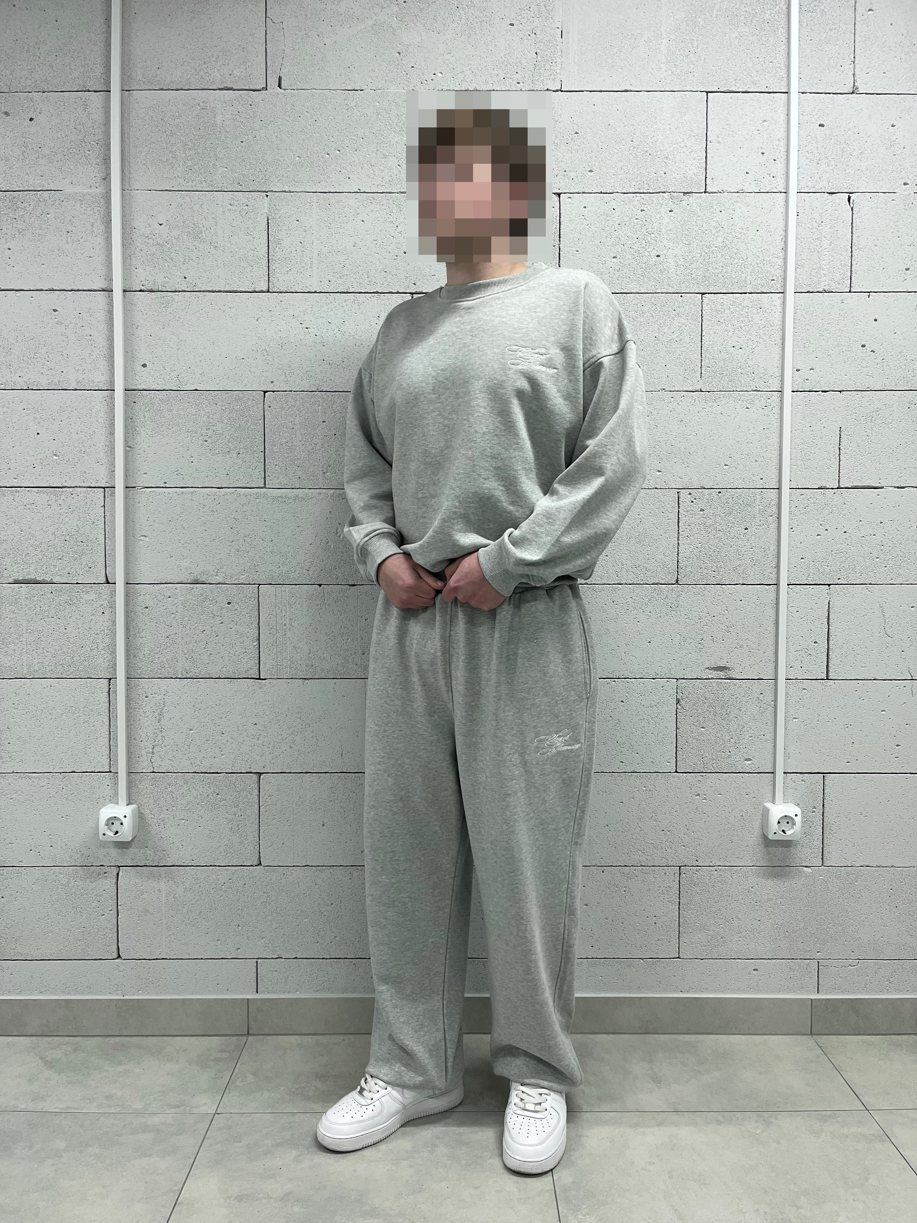 «SAINT GLAMOUR» MELAGE SWEATPANTS