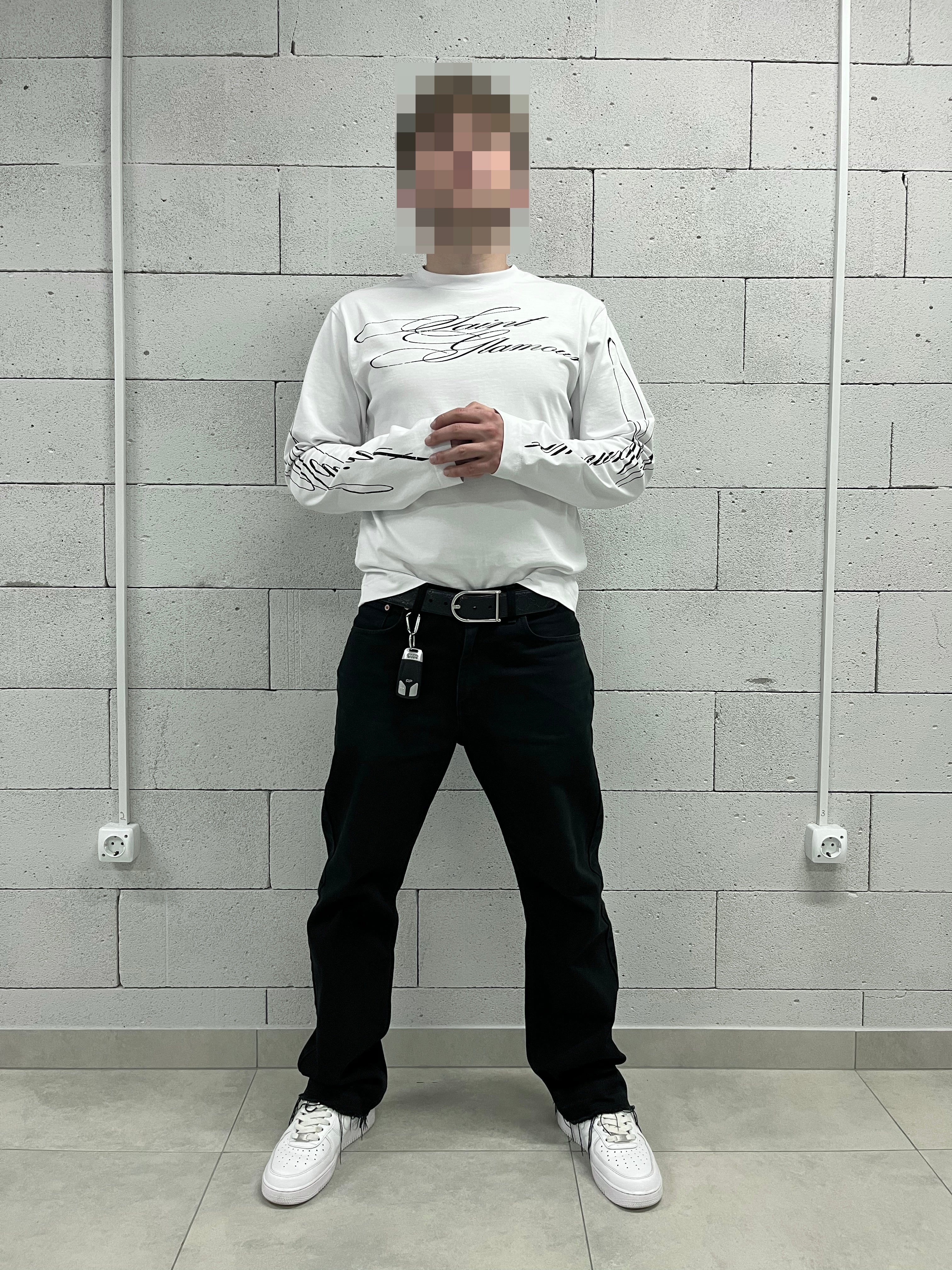 «DAGGER» WHITE LONGSLEEVE