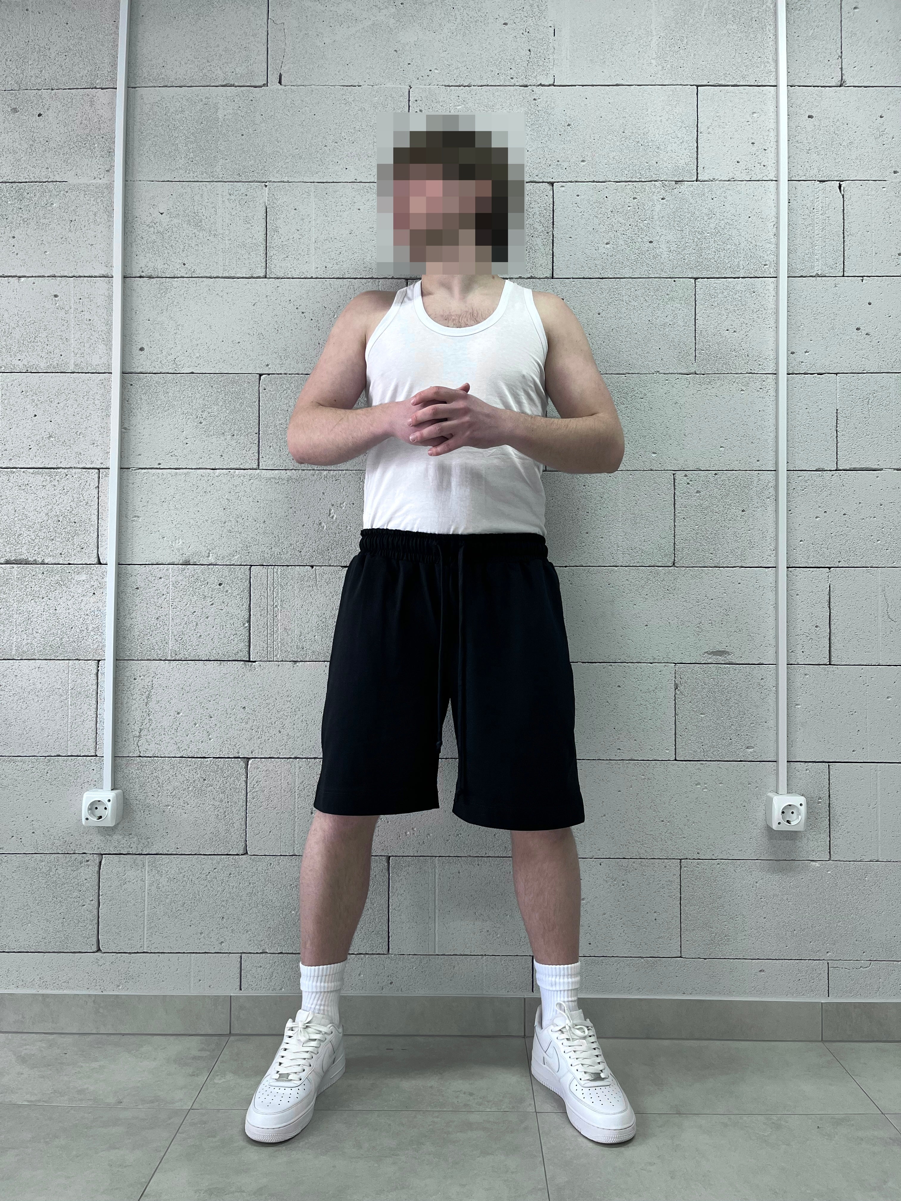 «VIRGINIA» BLACK SHORTS