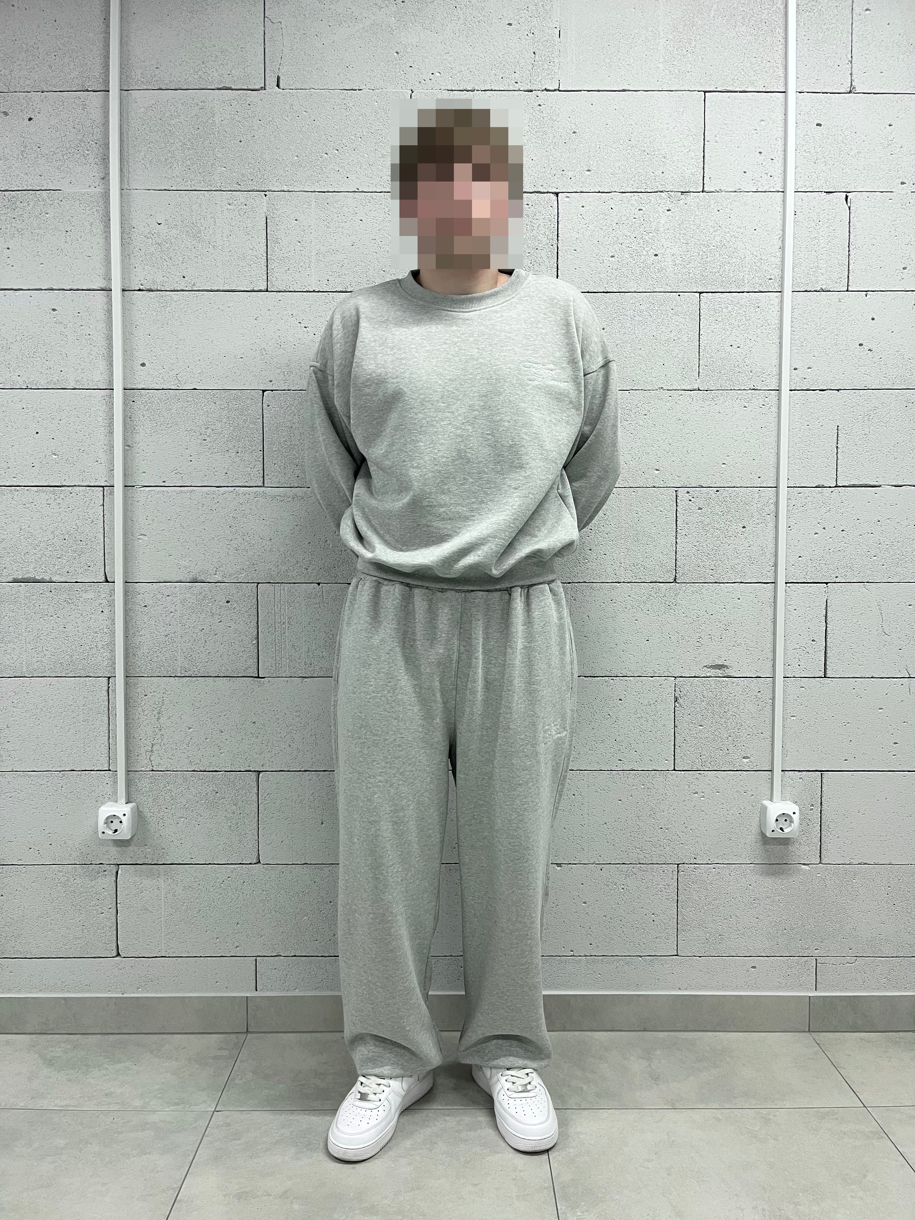 «SAINT GLAMOUR» MELAGE SWEATPANTS