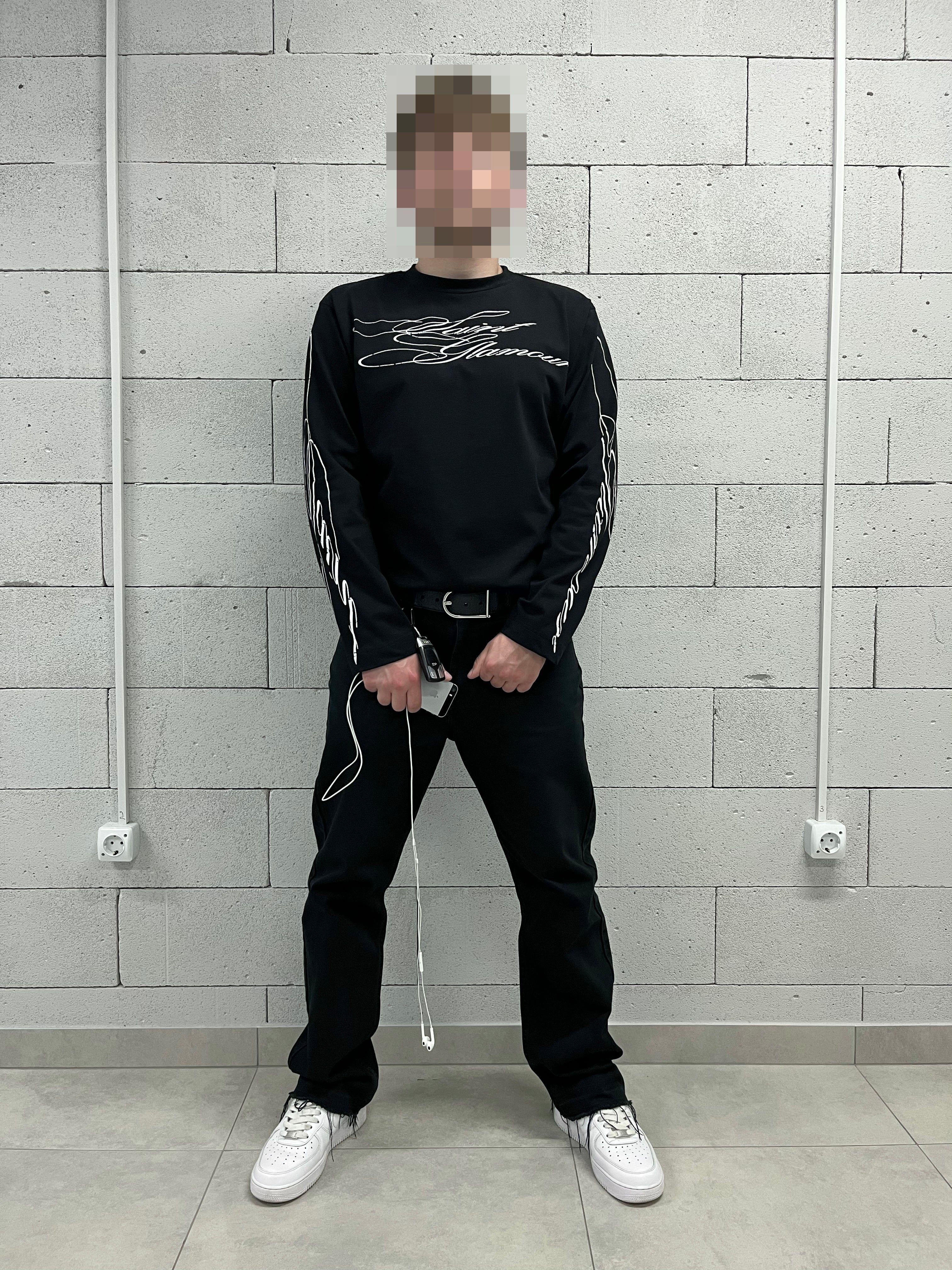 «DAGGER» BLACK LONGSLEEVE