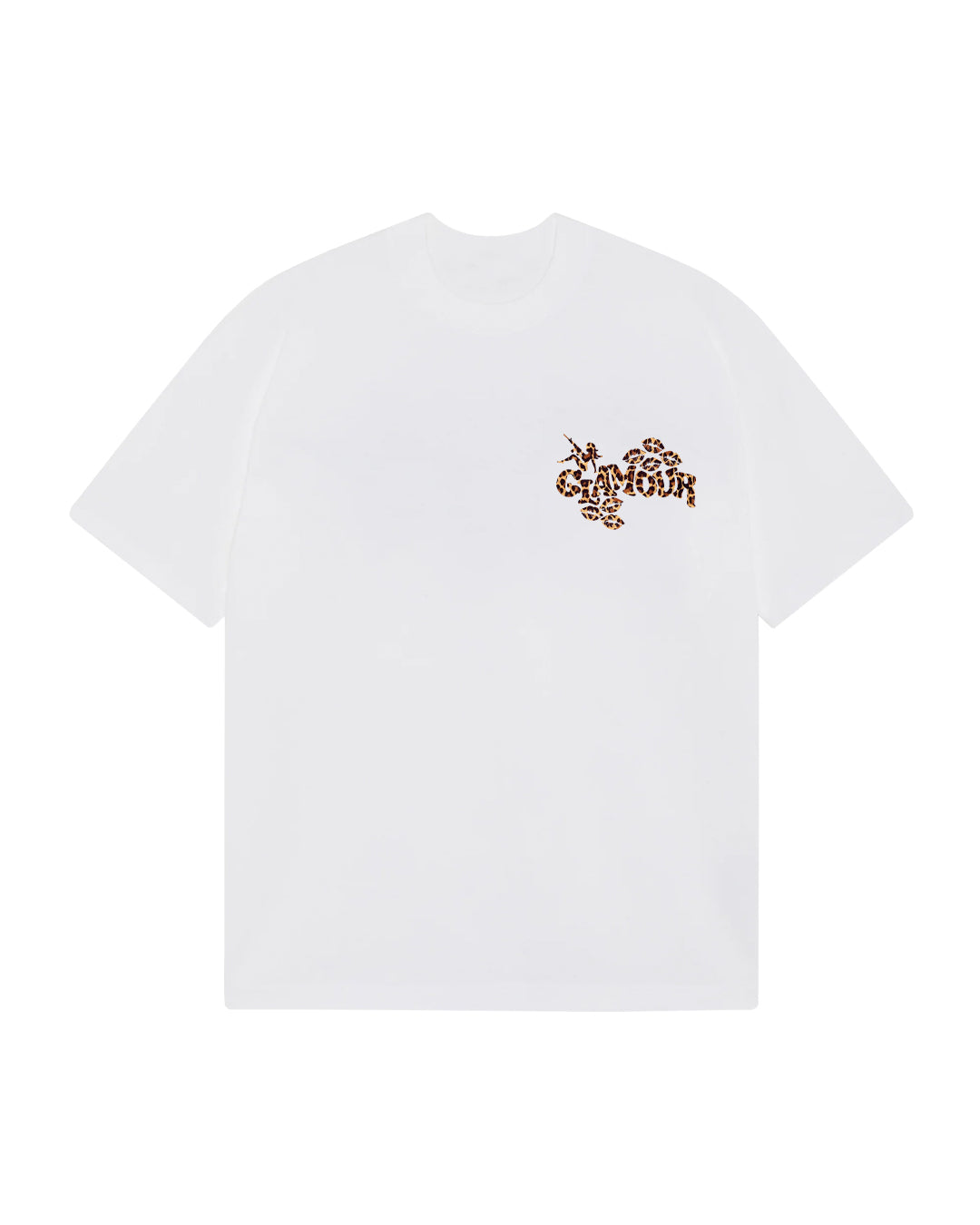«LEOPARD» WHITE T-SHIRT