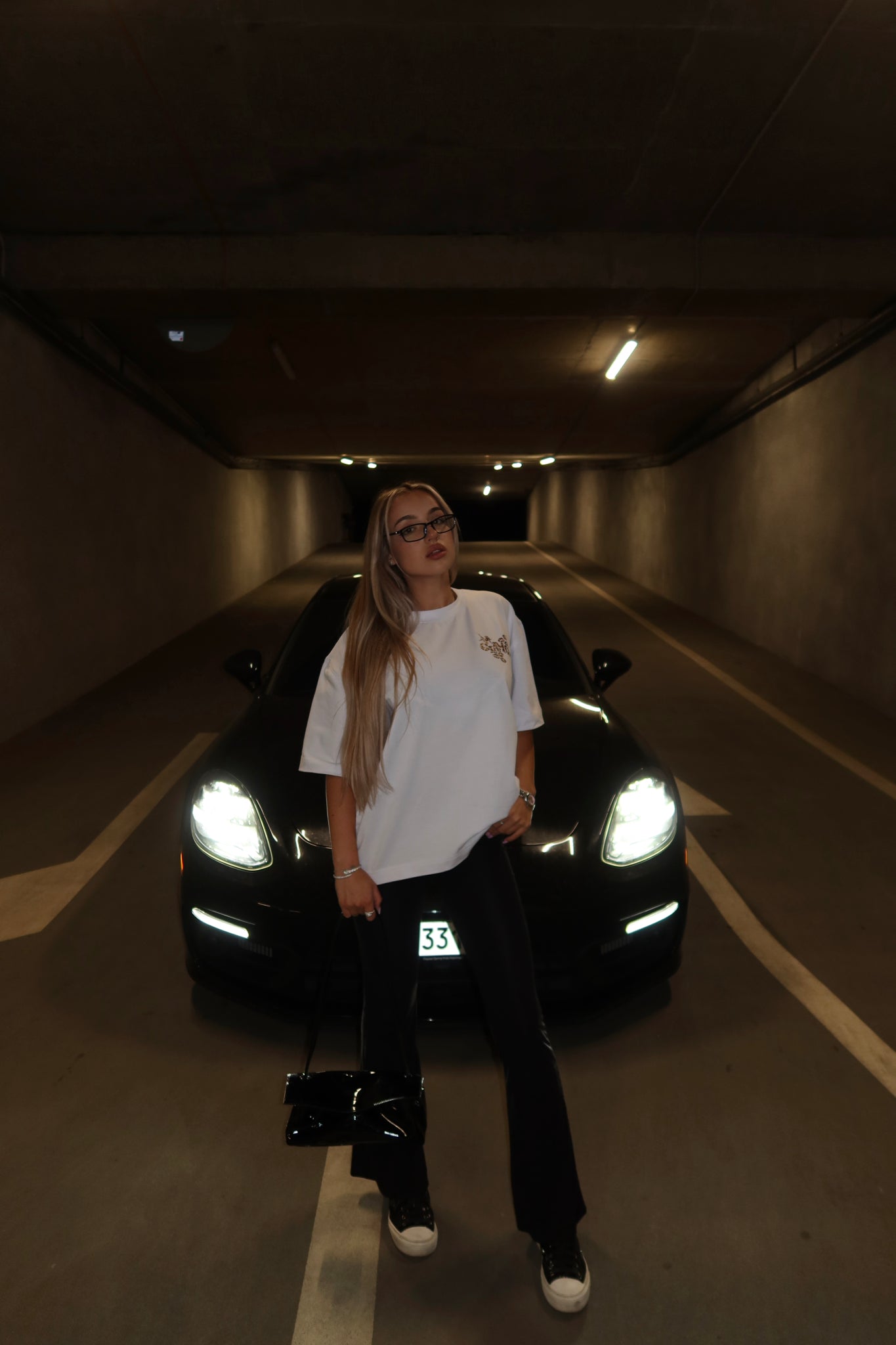 «LEOPARD» WHITE T-SHIRT
