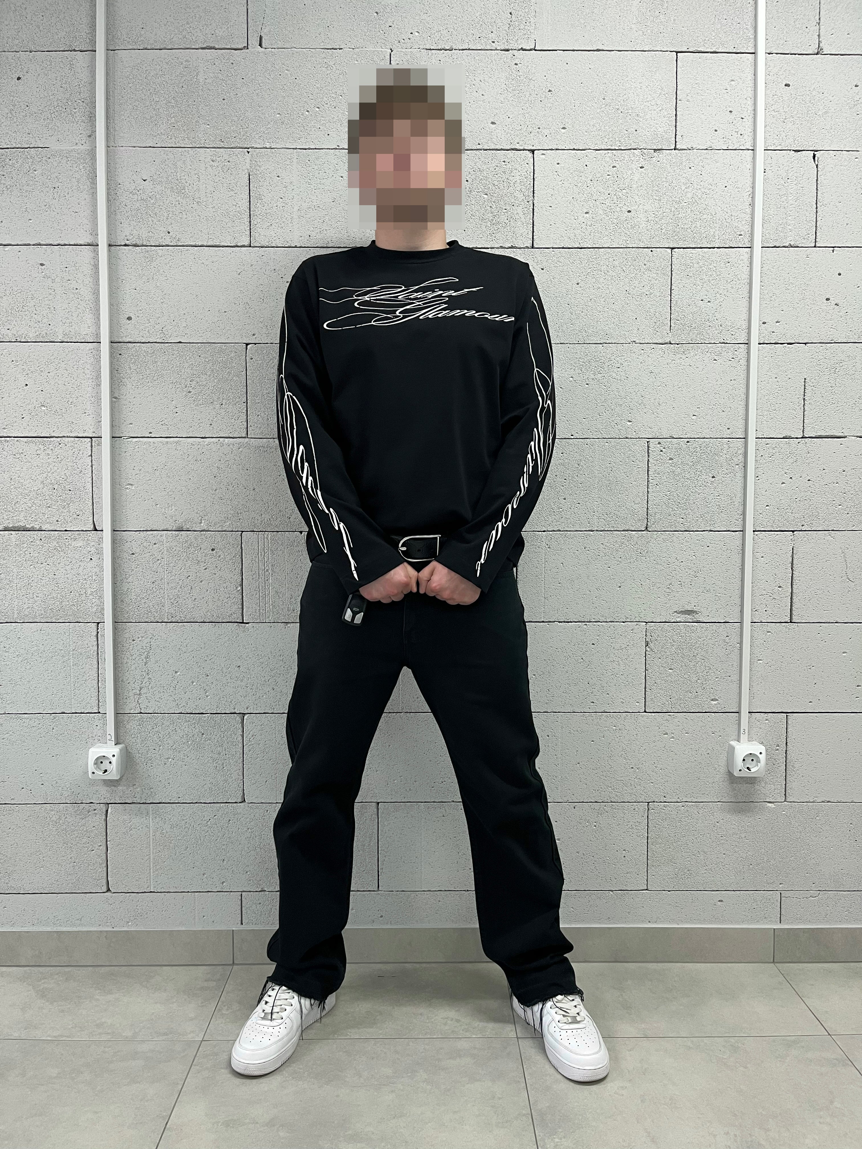 «DAGGER» BLACK LONGSLEEVE