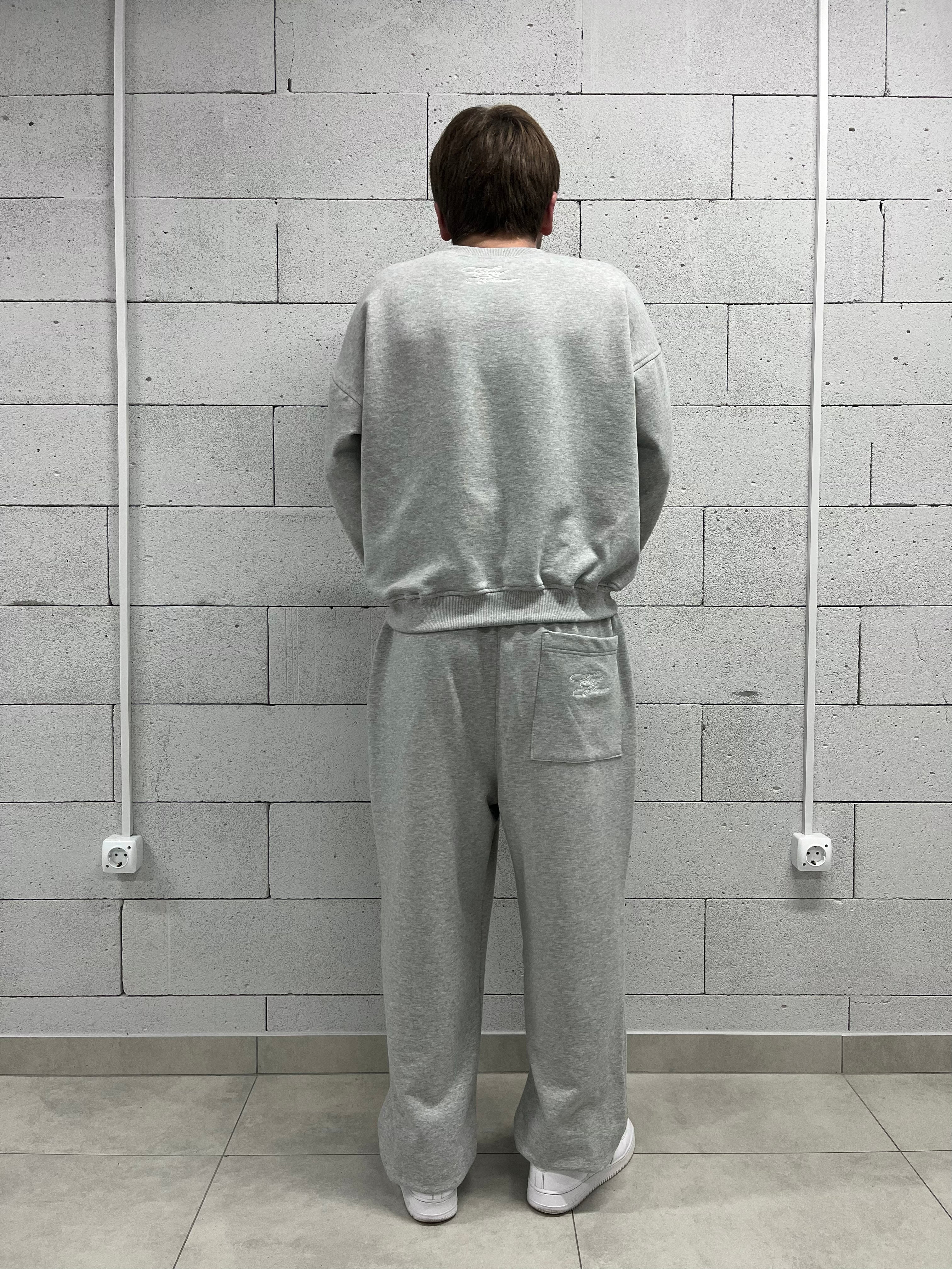 «SAINT GLAMOUR» MELAGE SWEATPANTS