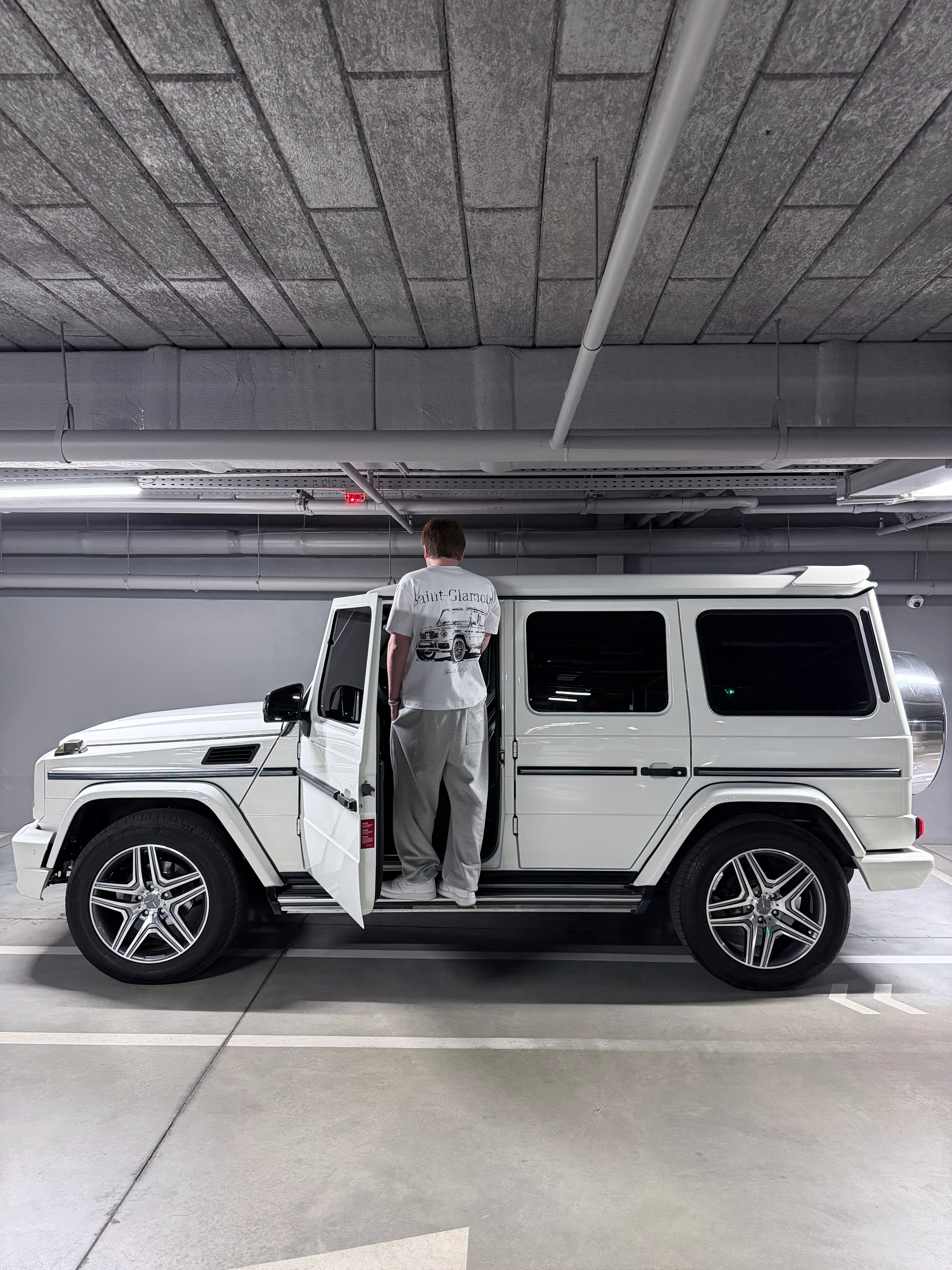 «BENZ TRUCK» WHITE T-SHIRT
