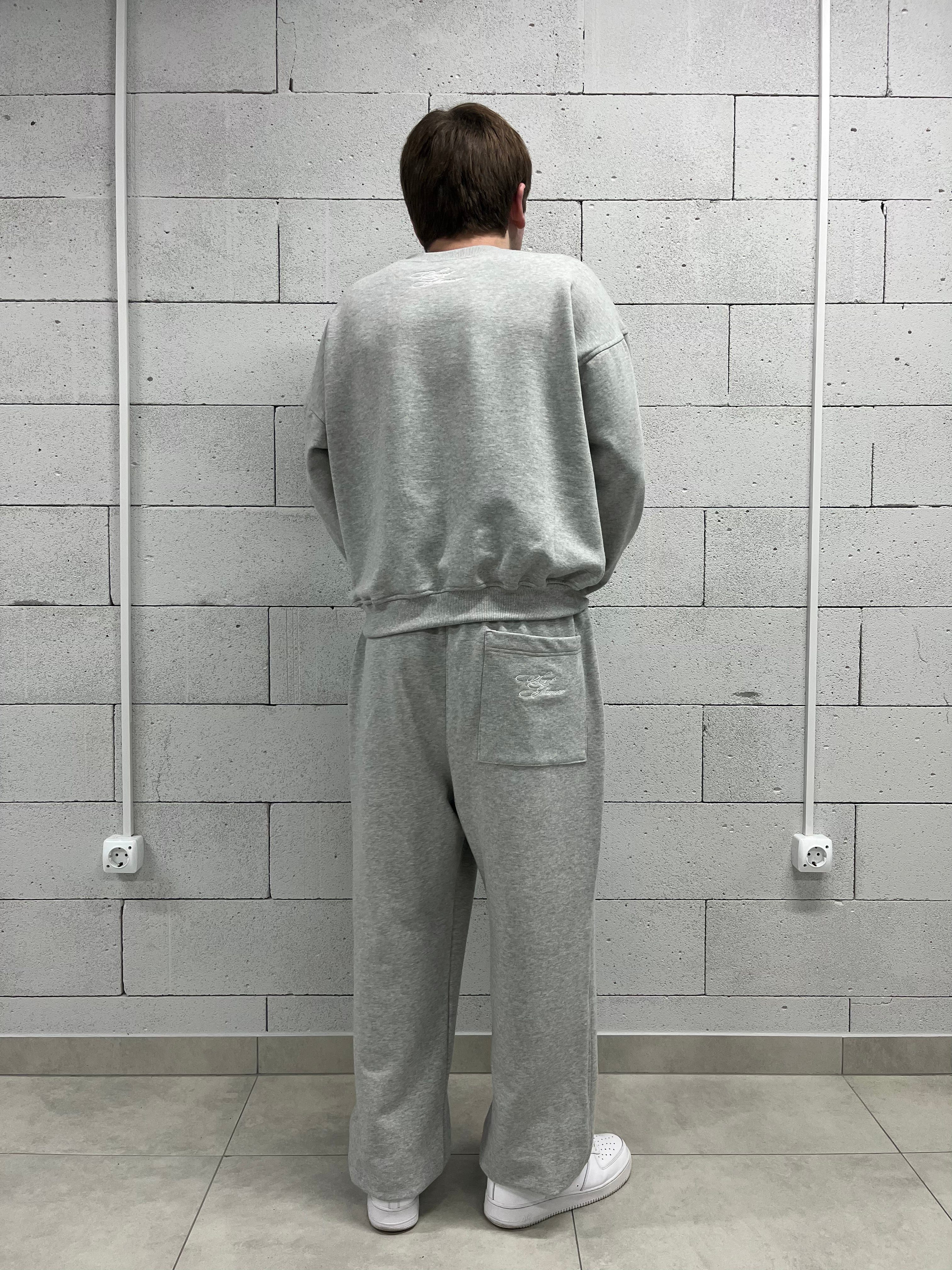 «SAINT GLAMOUR» MELAGE SWEATPANTS