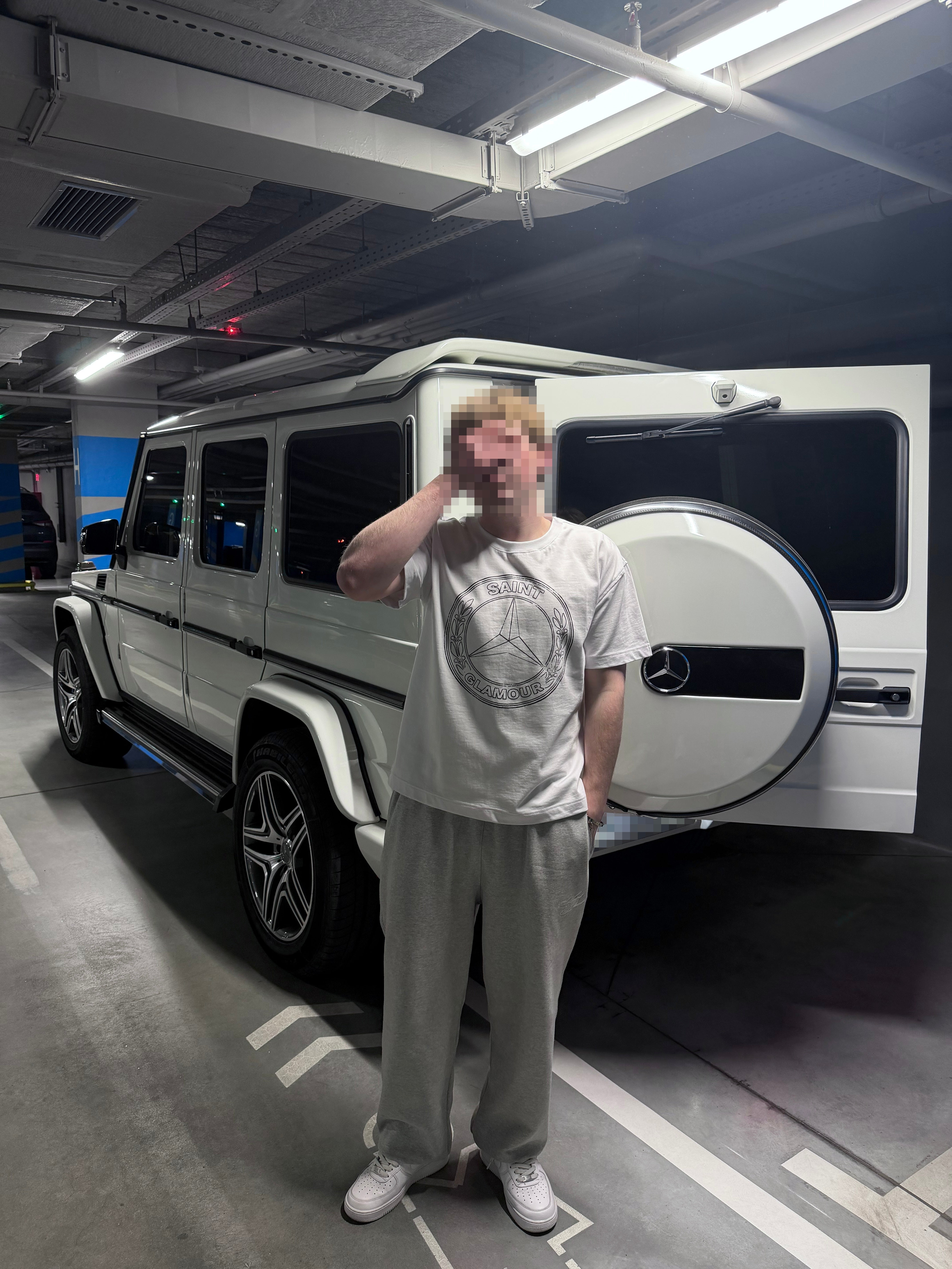 «BENZ TRUCK» WHITE T-SHIRT