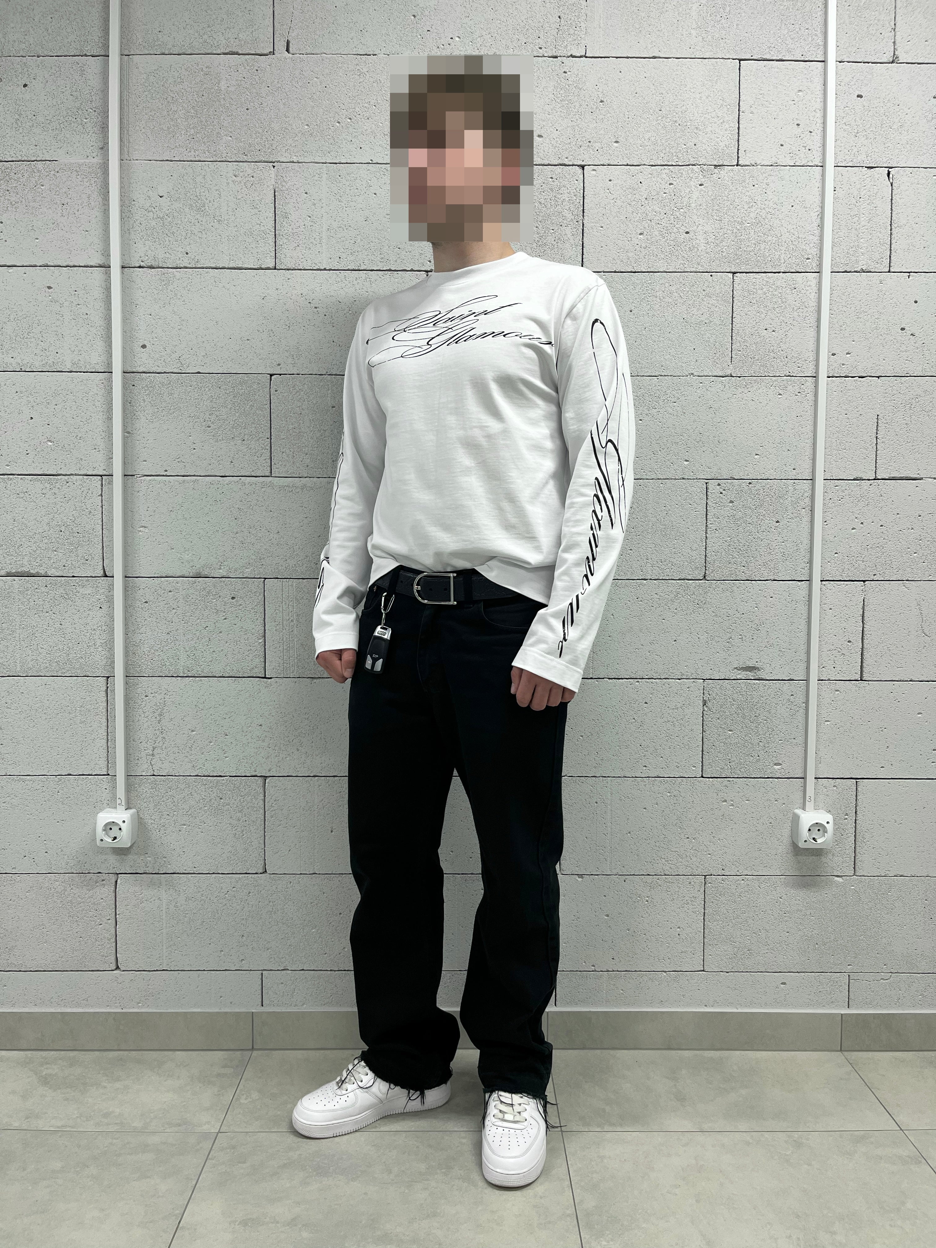 «DAGGER» WHITE LONGSLEEVE