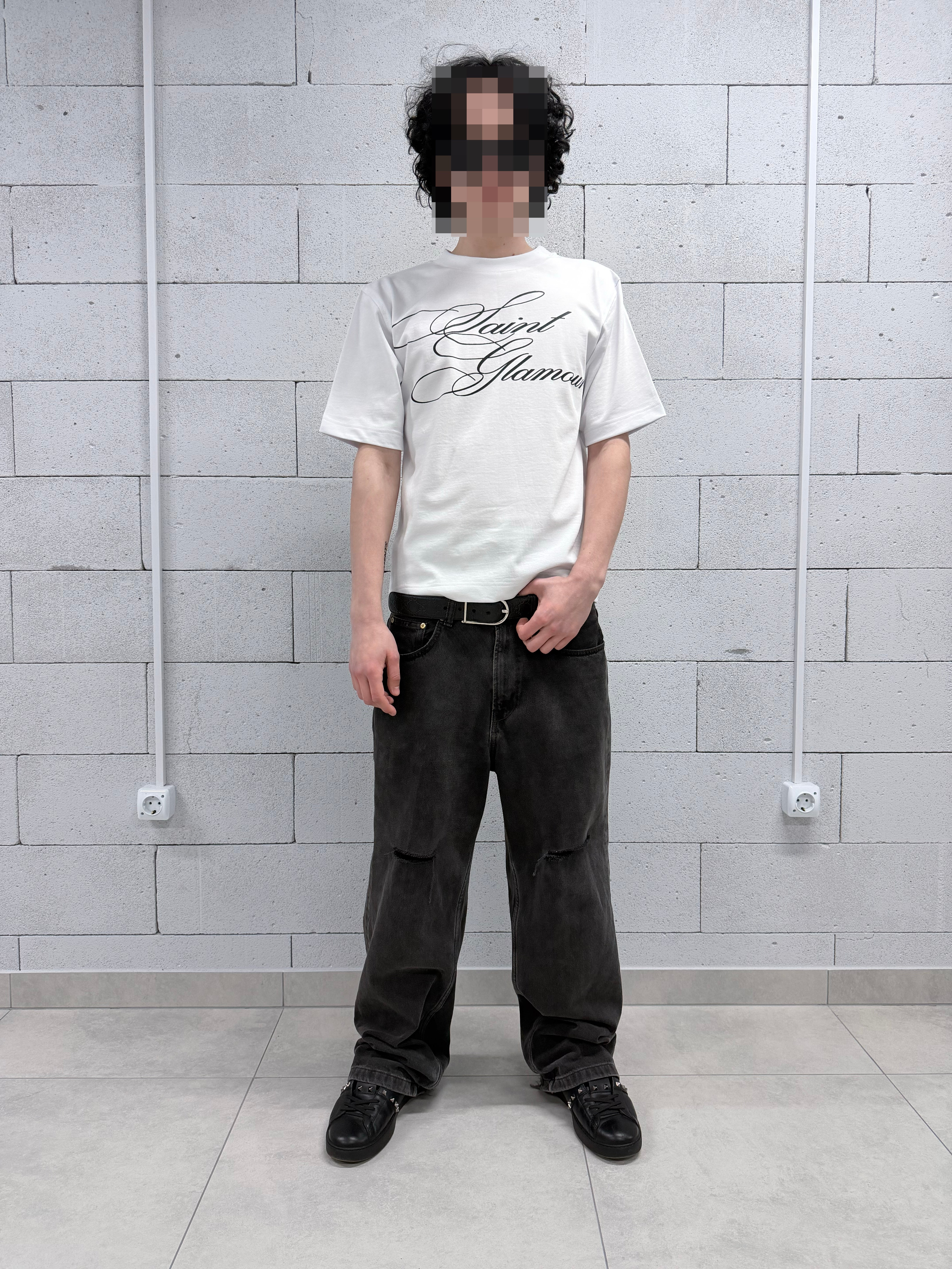 «SAINT GLAMOUR» WHITE T-SHIRT