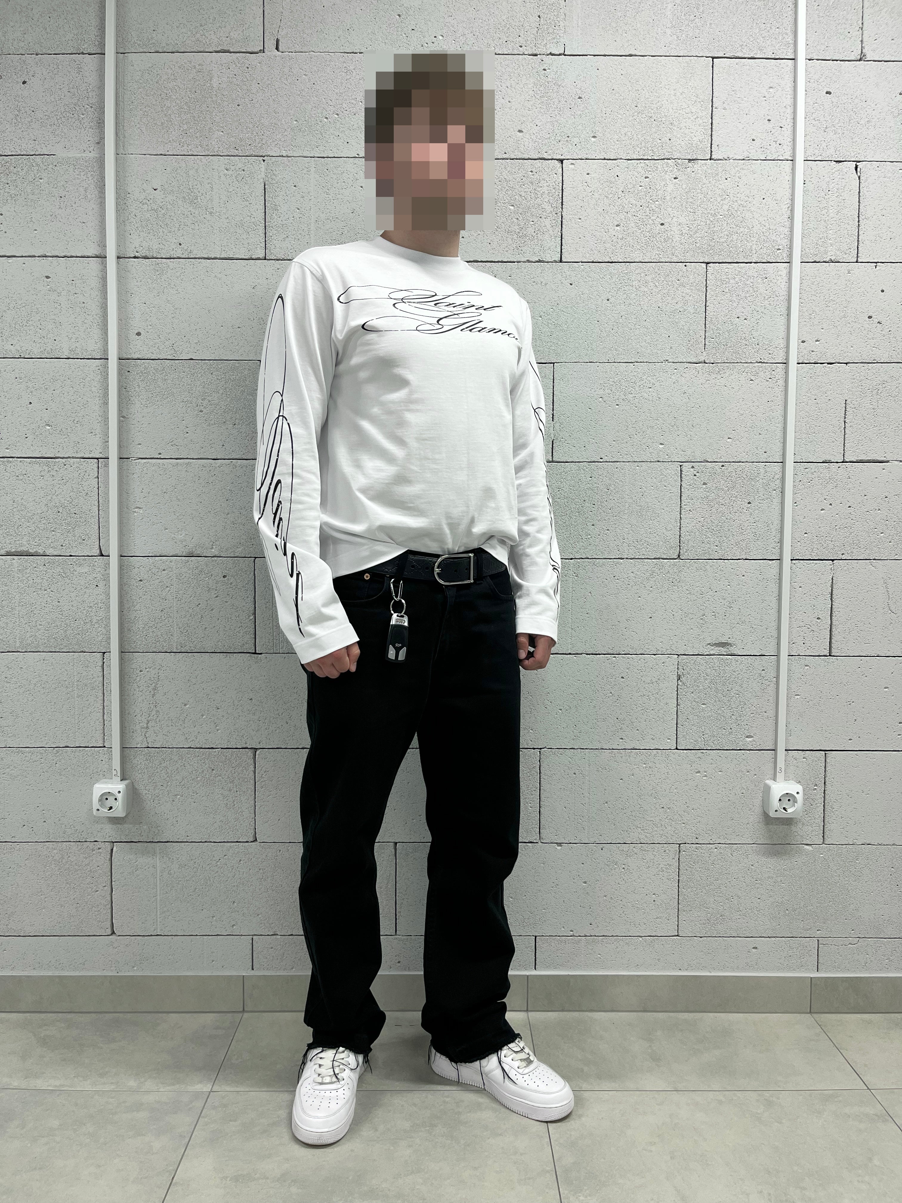 «DAGGER» WHITE LONGSLEEVE