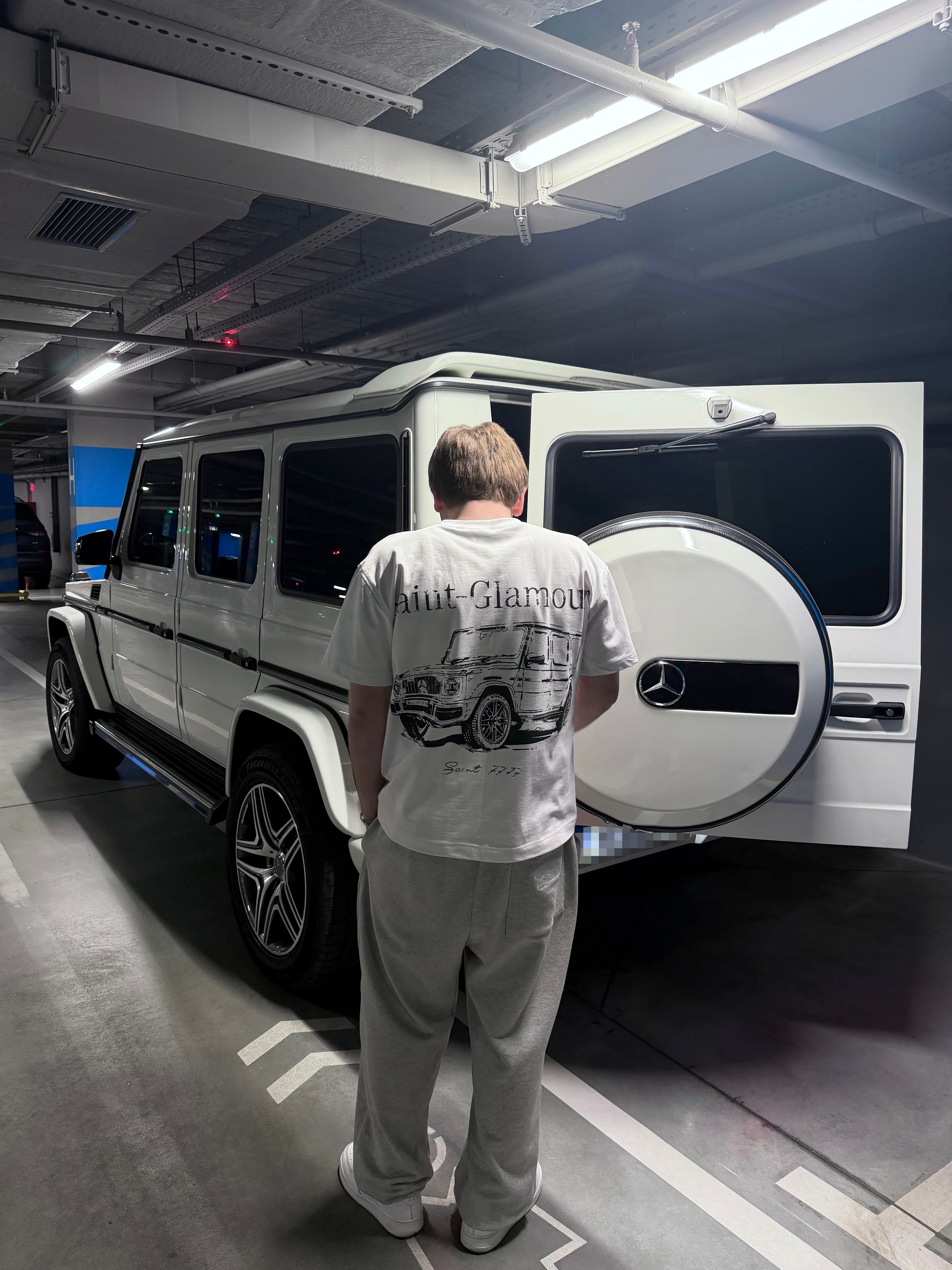 «BENZ TRUCK» WHITE T-SHIRT