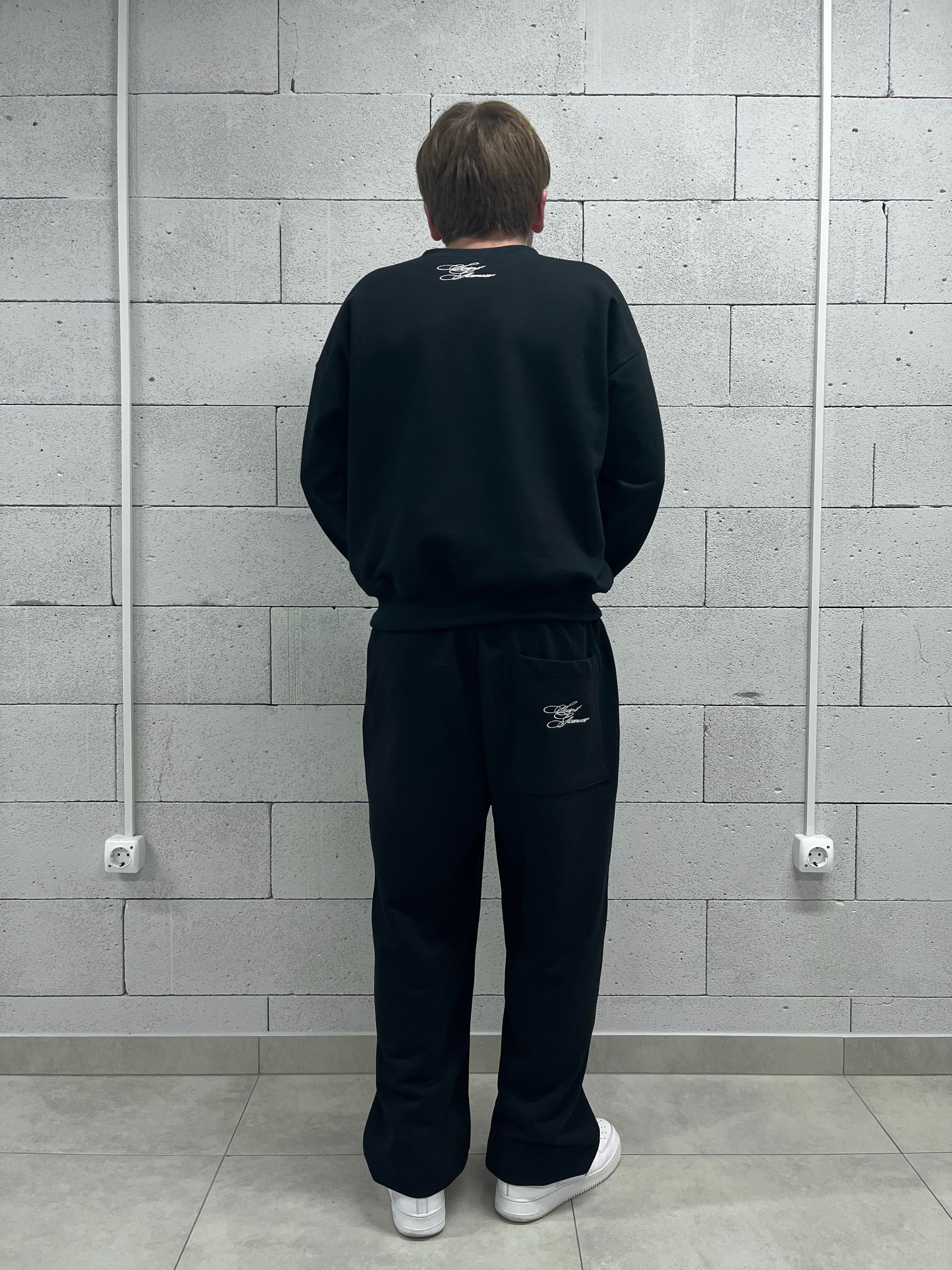 «SAINT GLAMOUR» BLACK TRACKSUIT