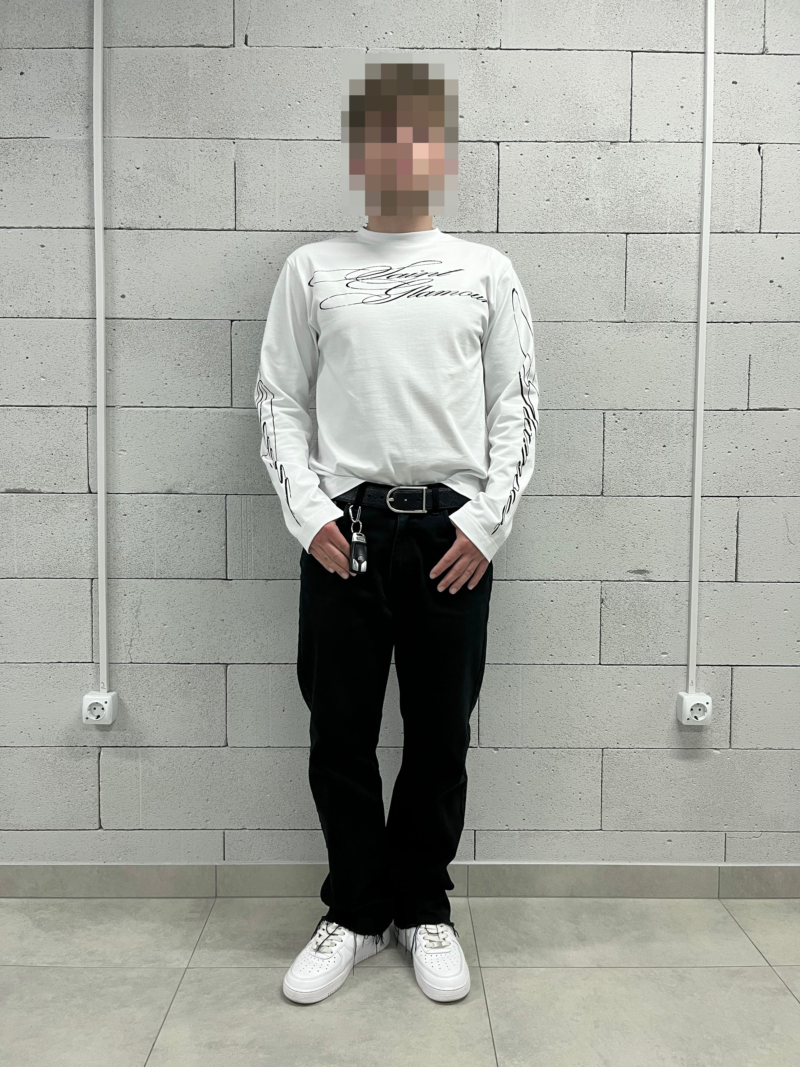 «DAGGER» WHITE LONGSLEEVE