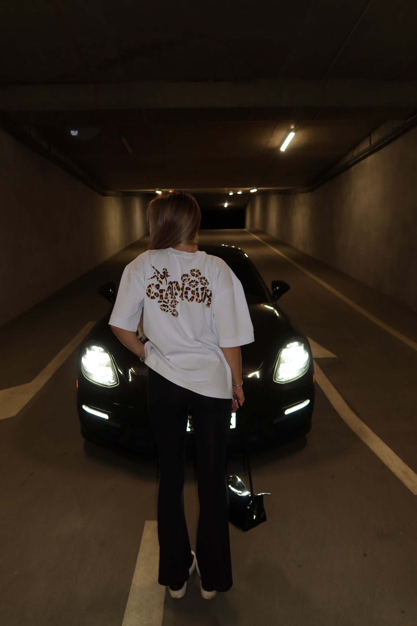 «LEOPARD» WHITE T-SHIRT