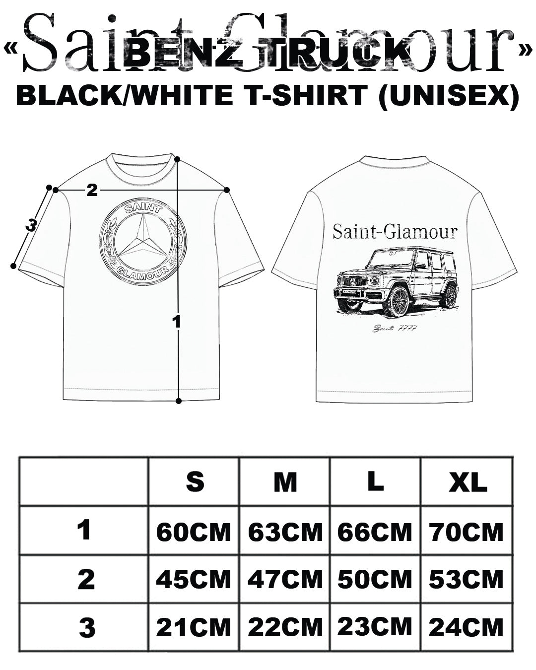 «BENZ TRUCK» WHITE T-SHIRT