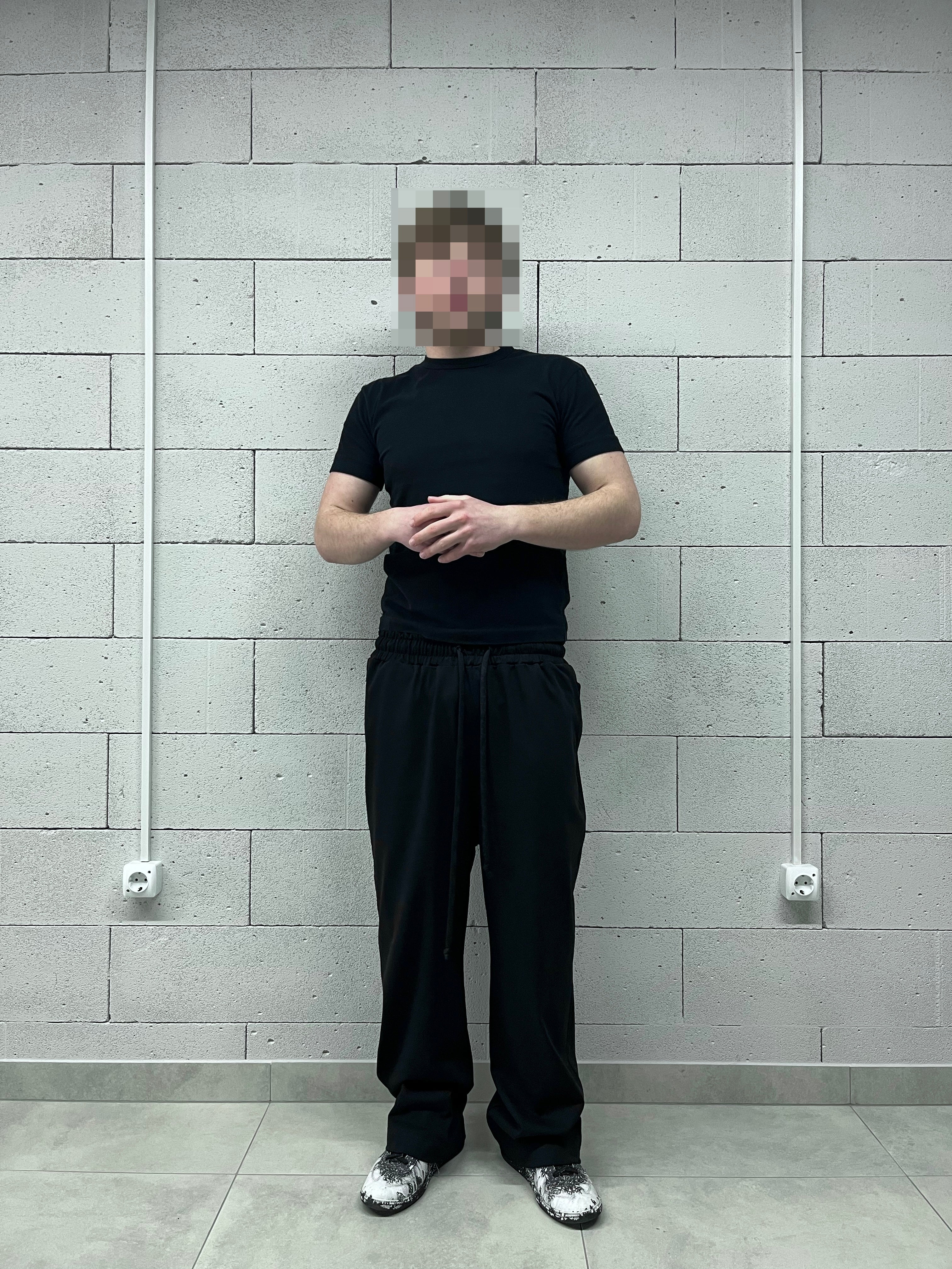 «VIRGINIA» BLACK SWEATPANTS