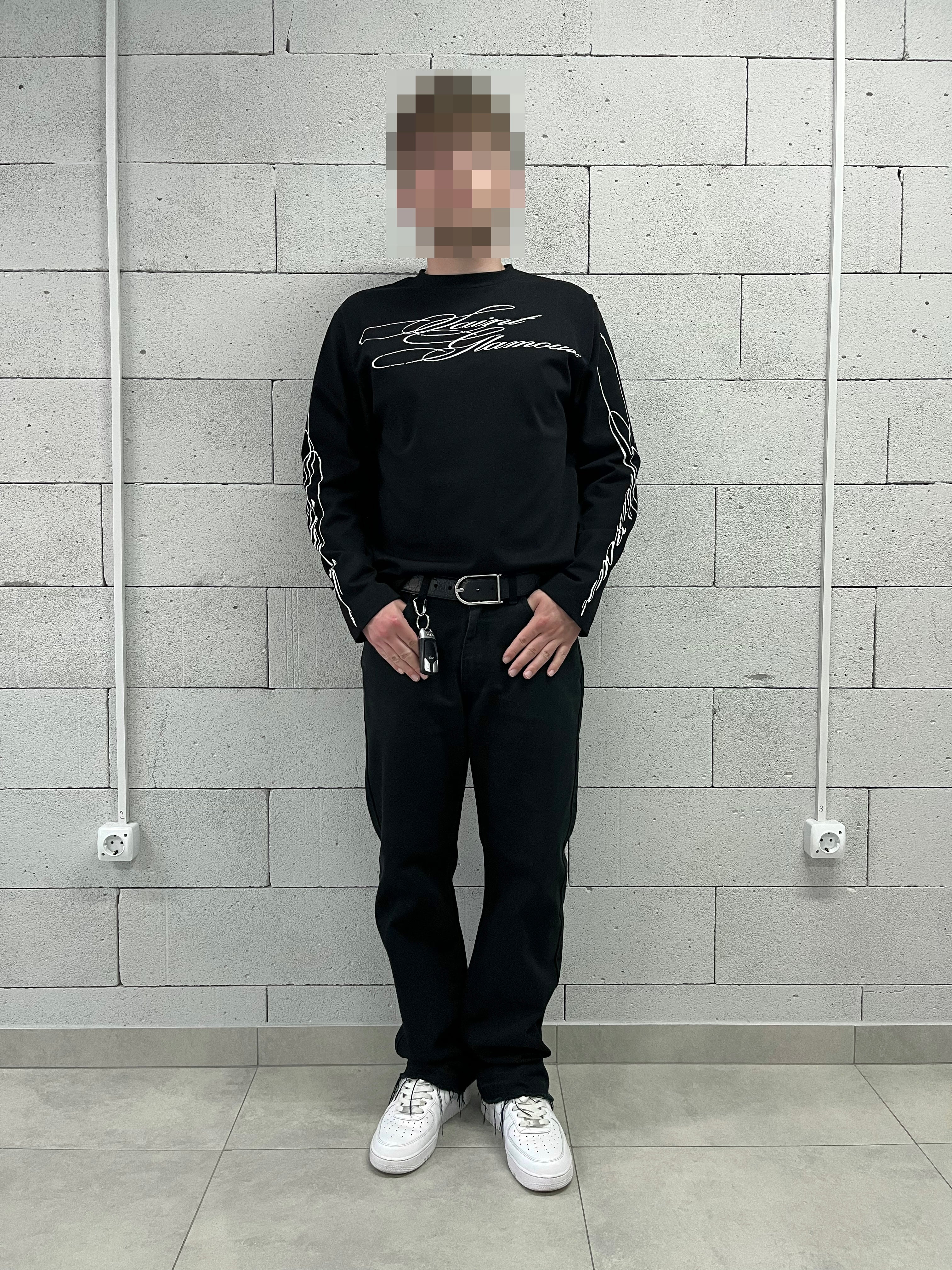 «DAGGER» BLACK LONGSLEEVE