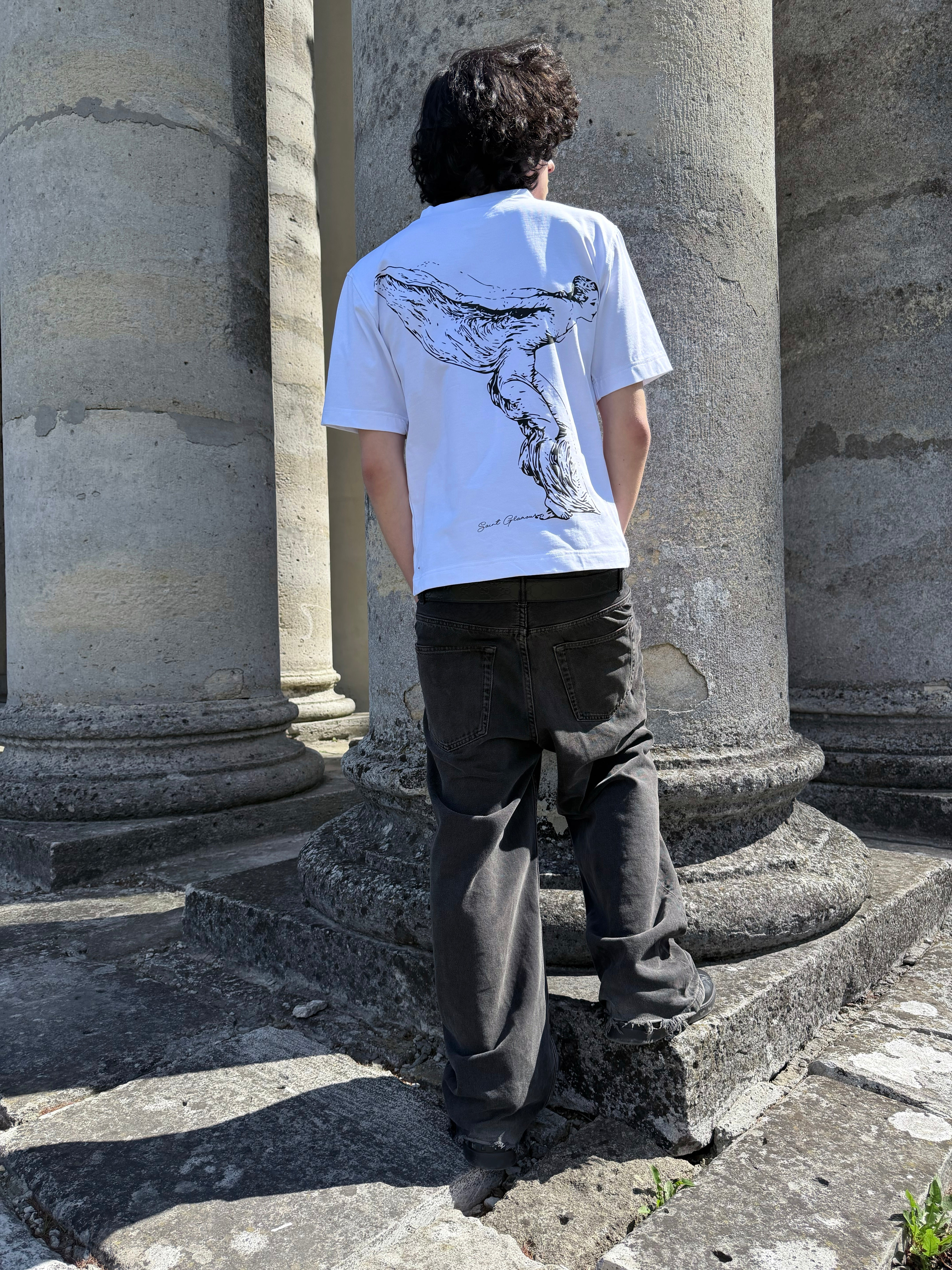 «SPIRIT OF ECSTASY» WHITE T-SHIRT