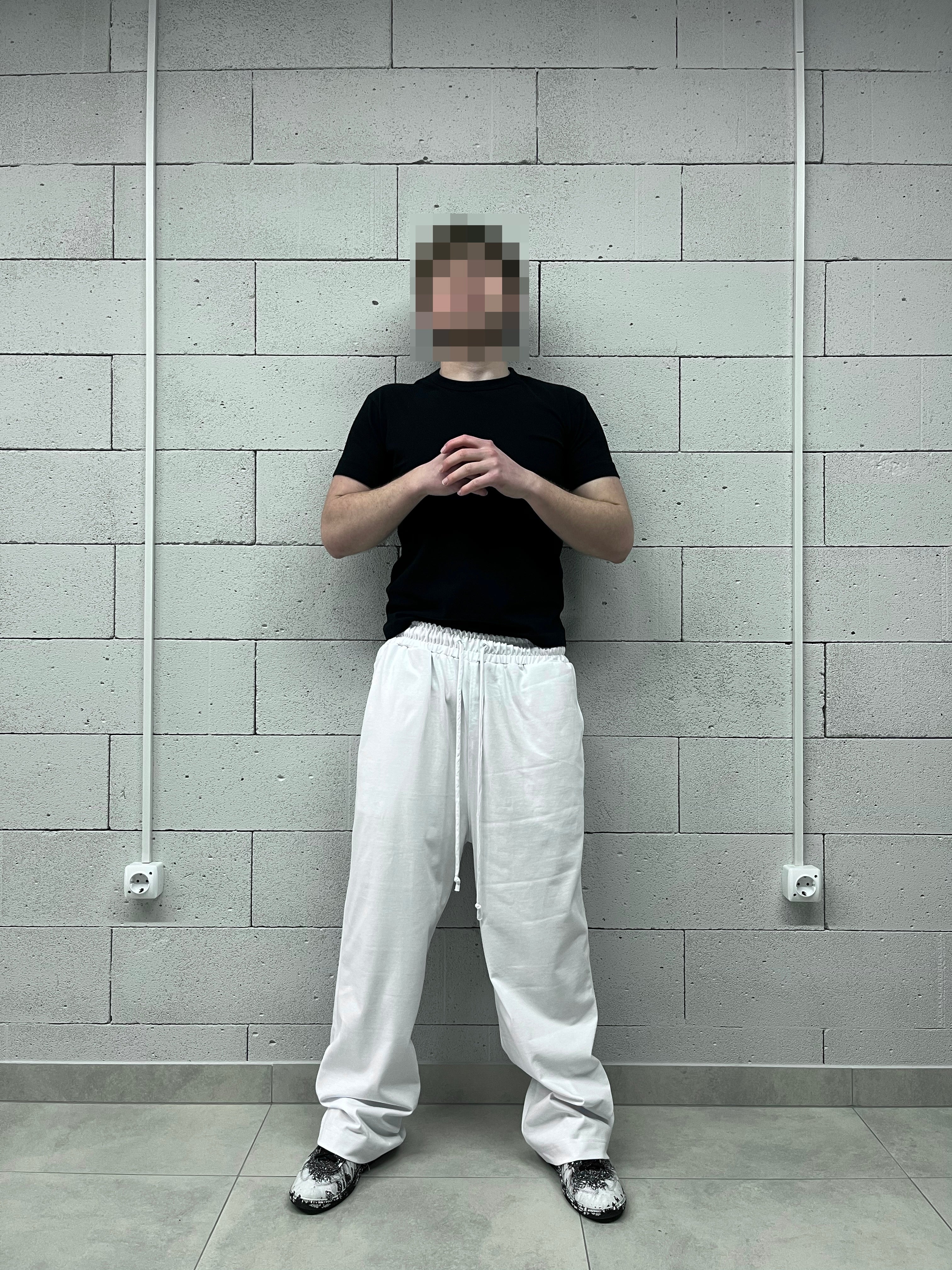 «VIRGINIA» WHITE SWEATPANTS