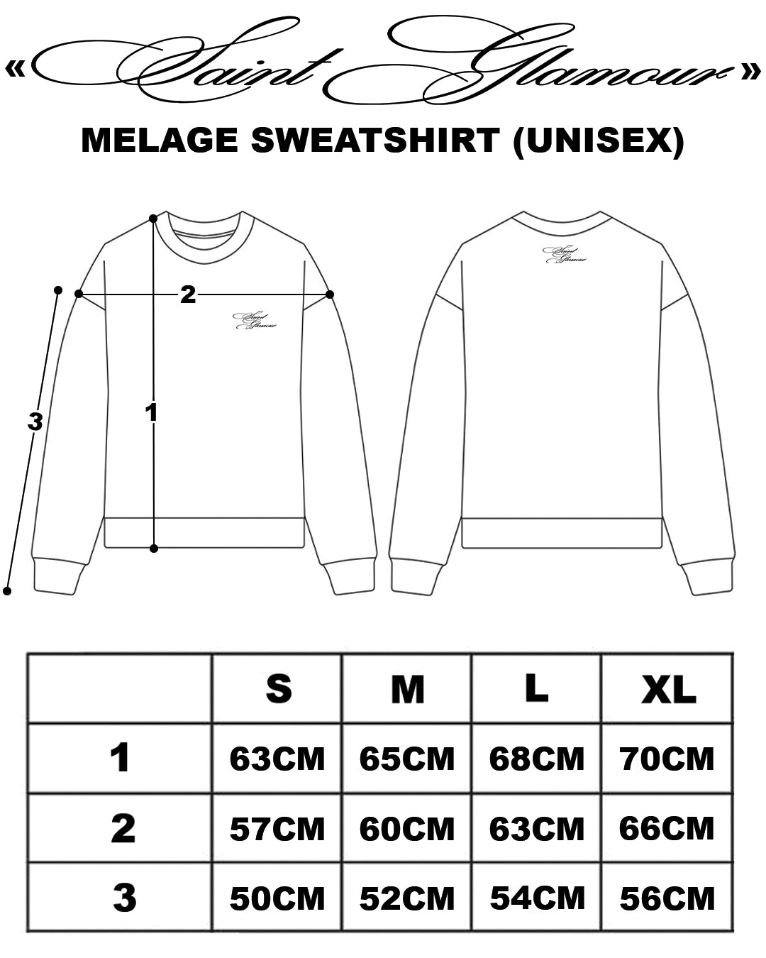 «SAINT GLAMOUR» MELAGE TRACKSUIT