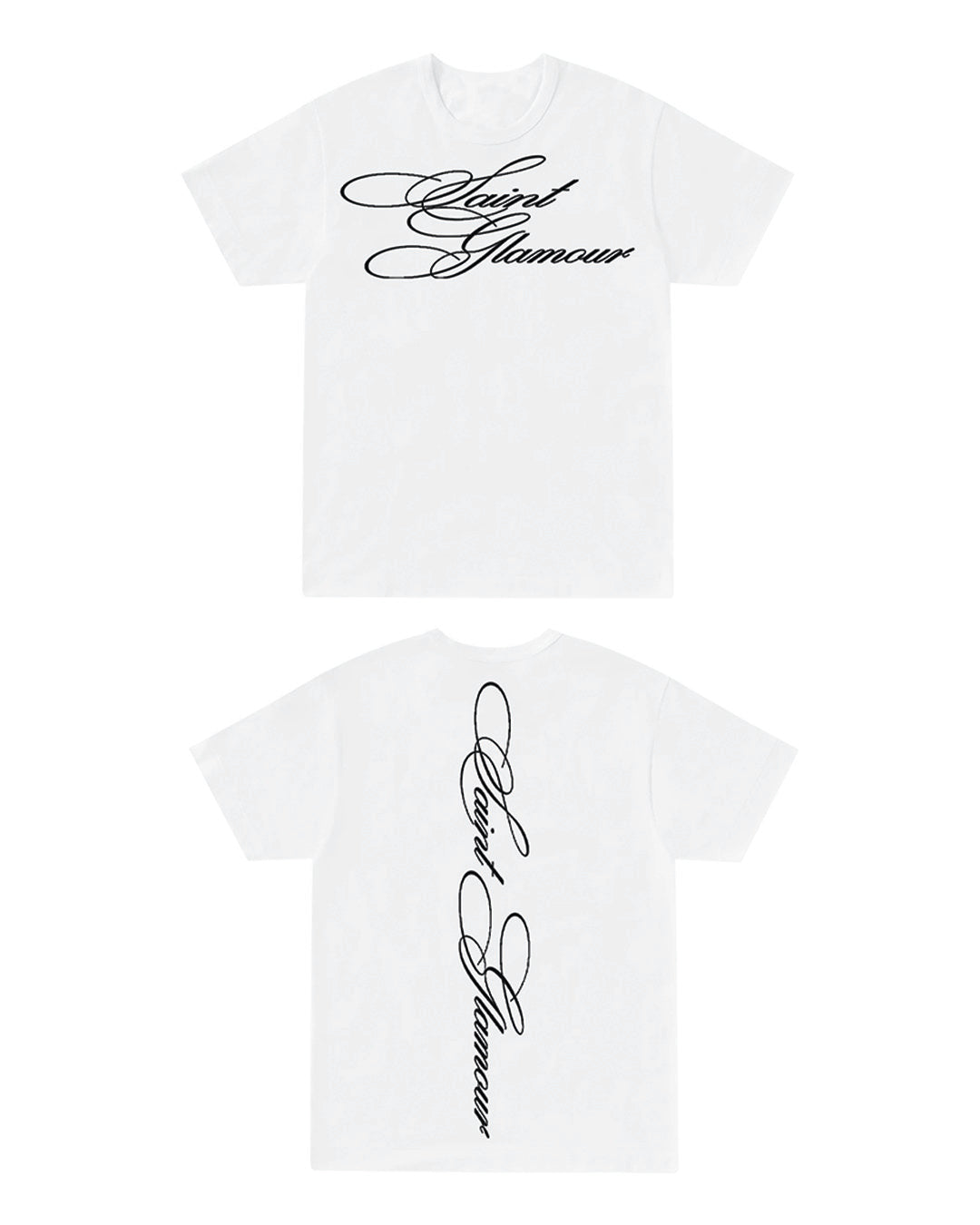 «SAINT GLAMOUR» WHITE T-SHIRT