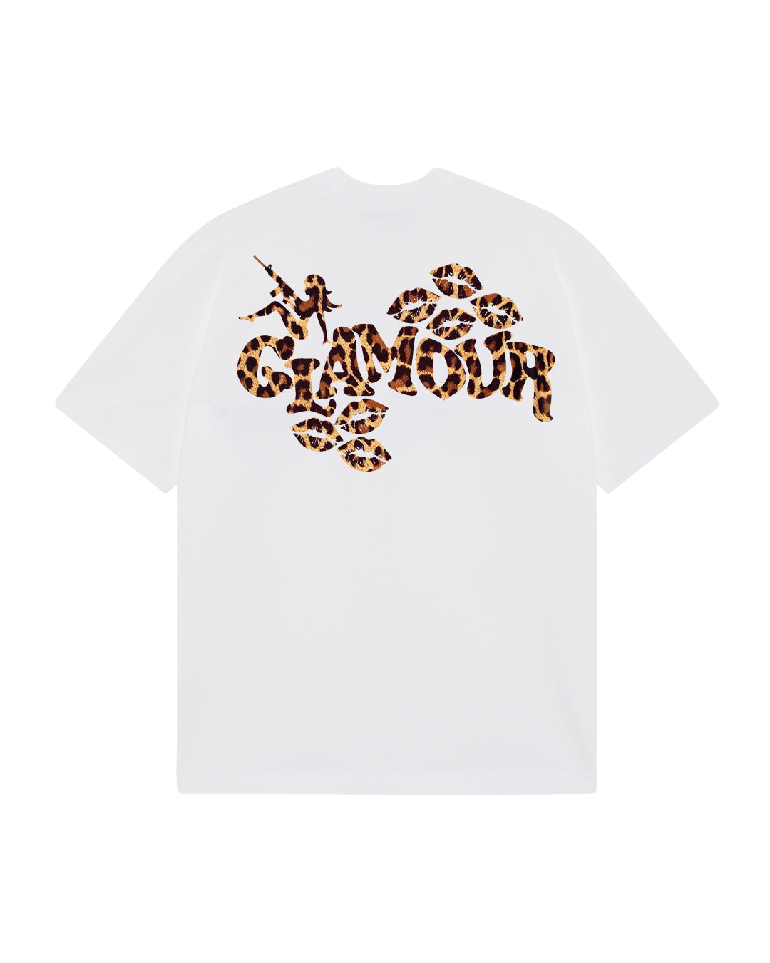 «LEOPARD» WHITE T-SHIRT